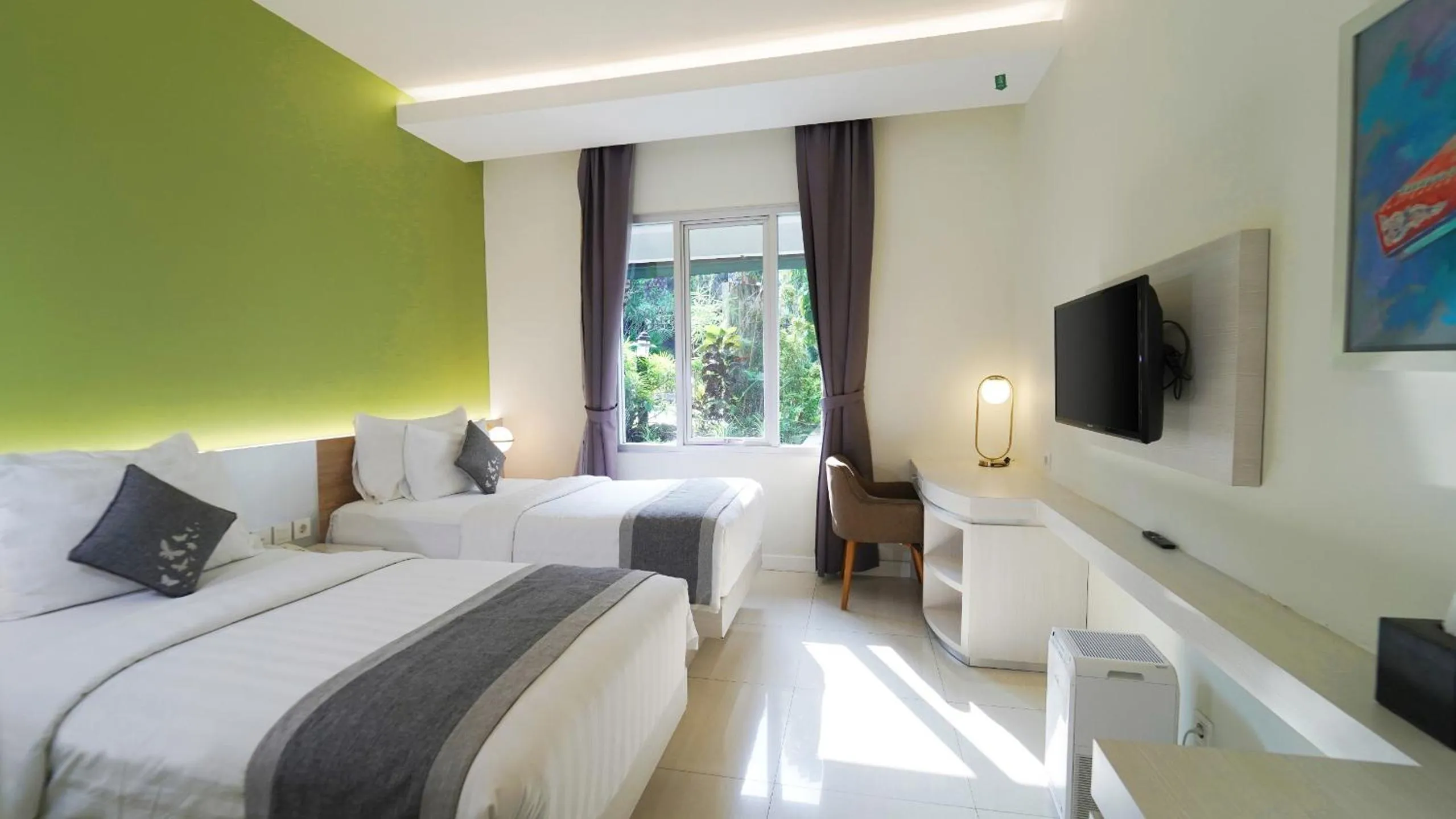 Bed in Patra Bandung Hotel