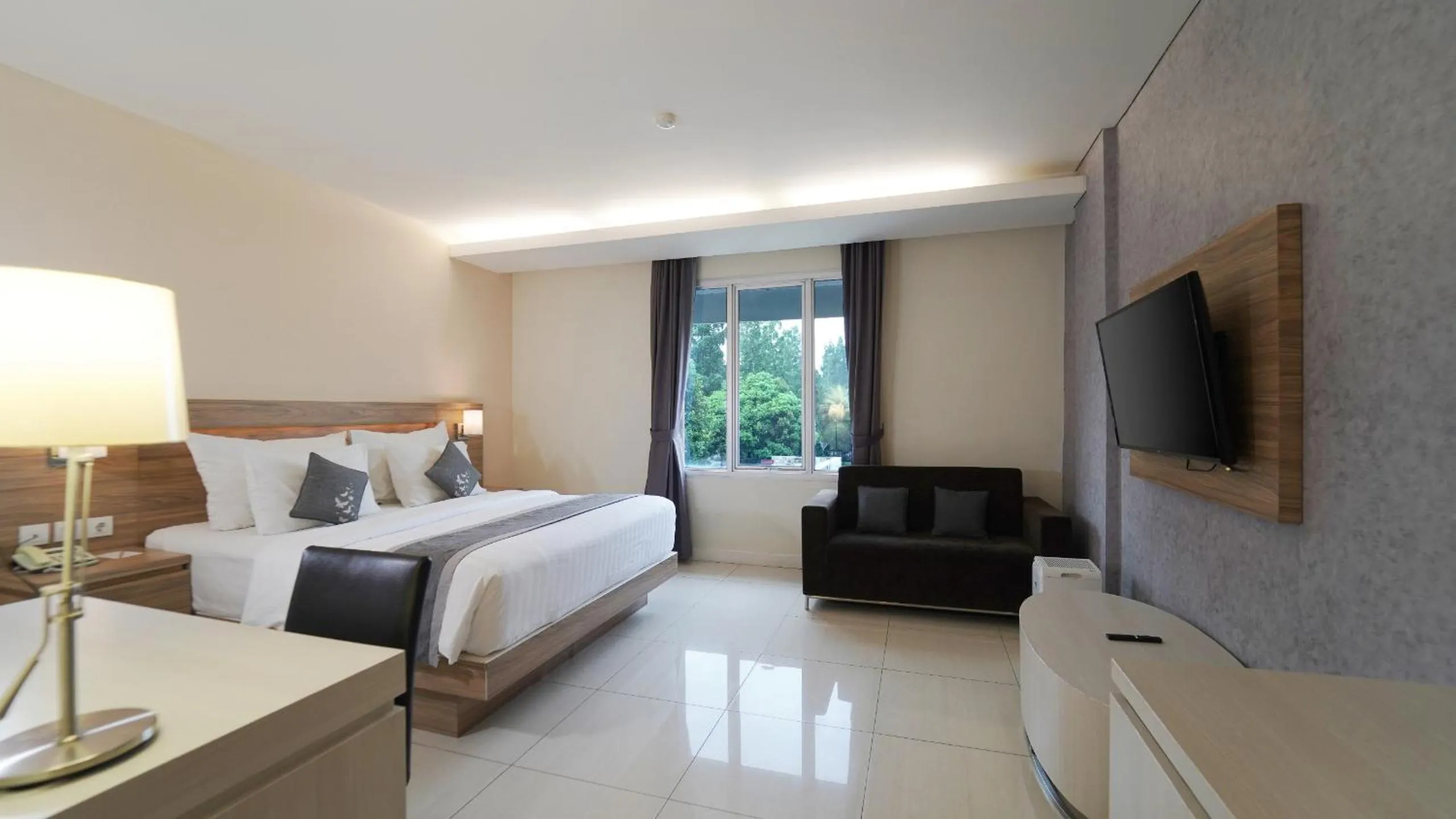 Bed in Patra Bandung Hotel