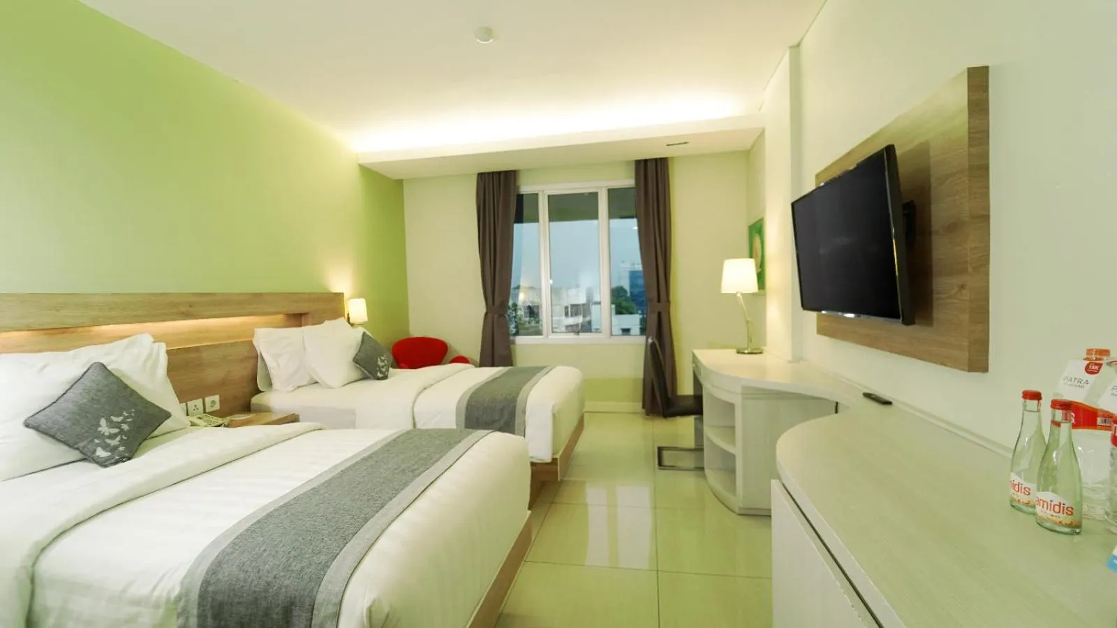 Bed in Patra Bandung Hotel