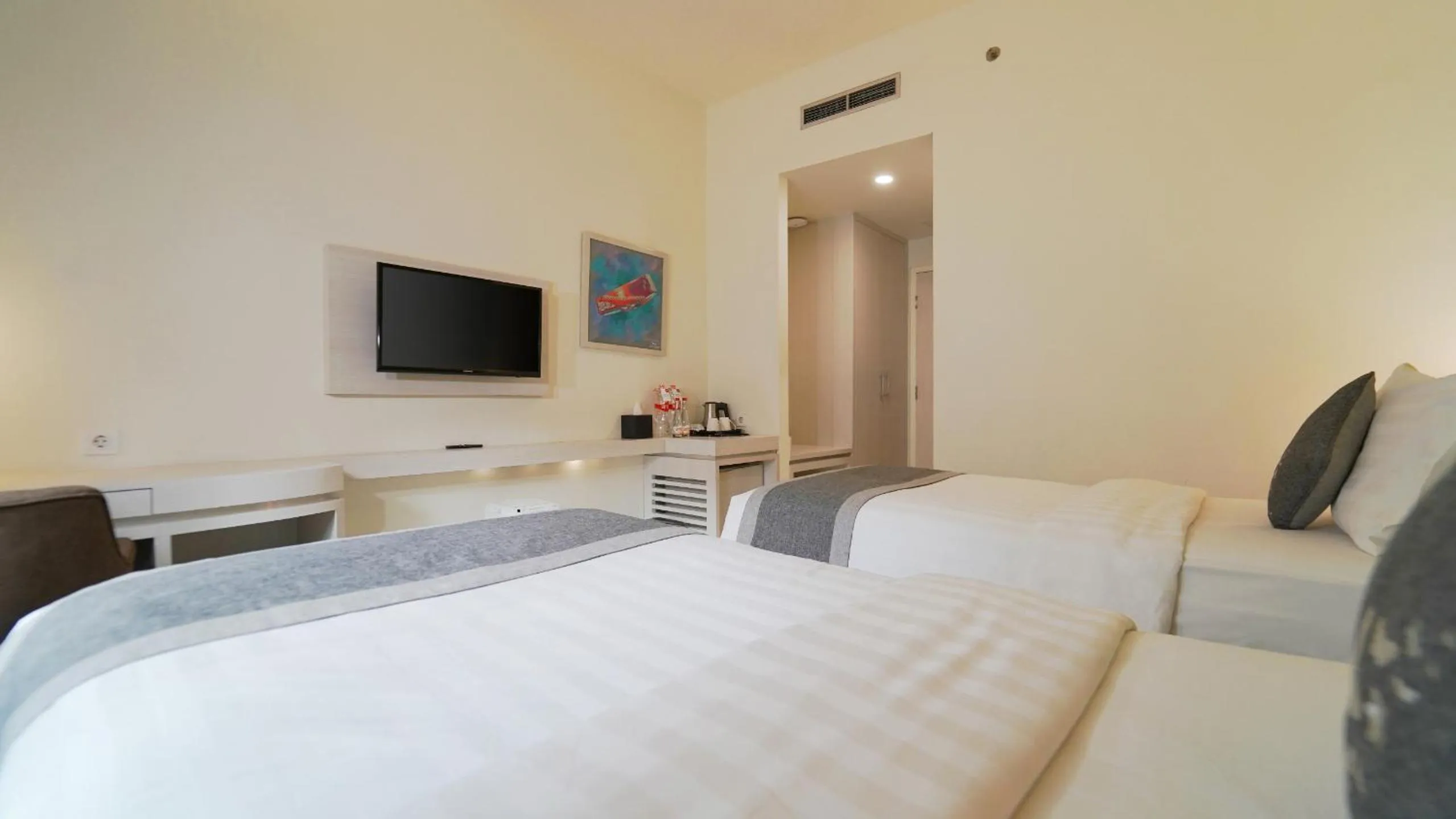 Bed in Patra Bandung Hotel