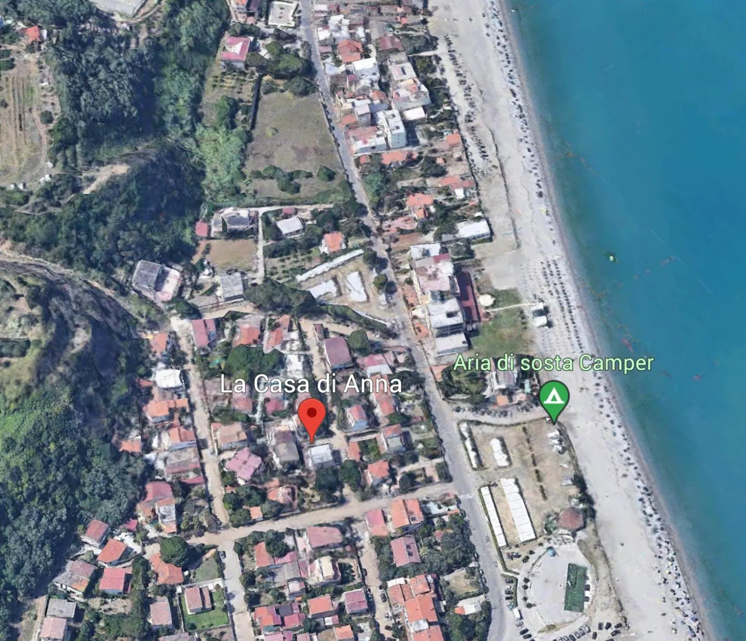 Street view in La Casa di Anna