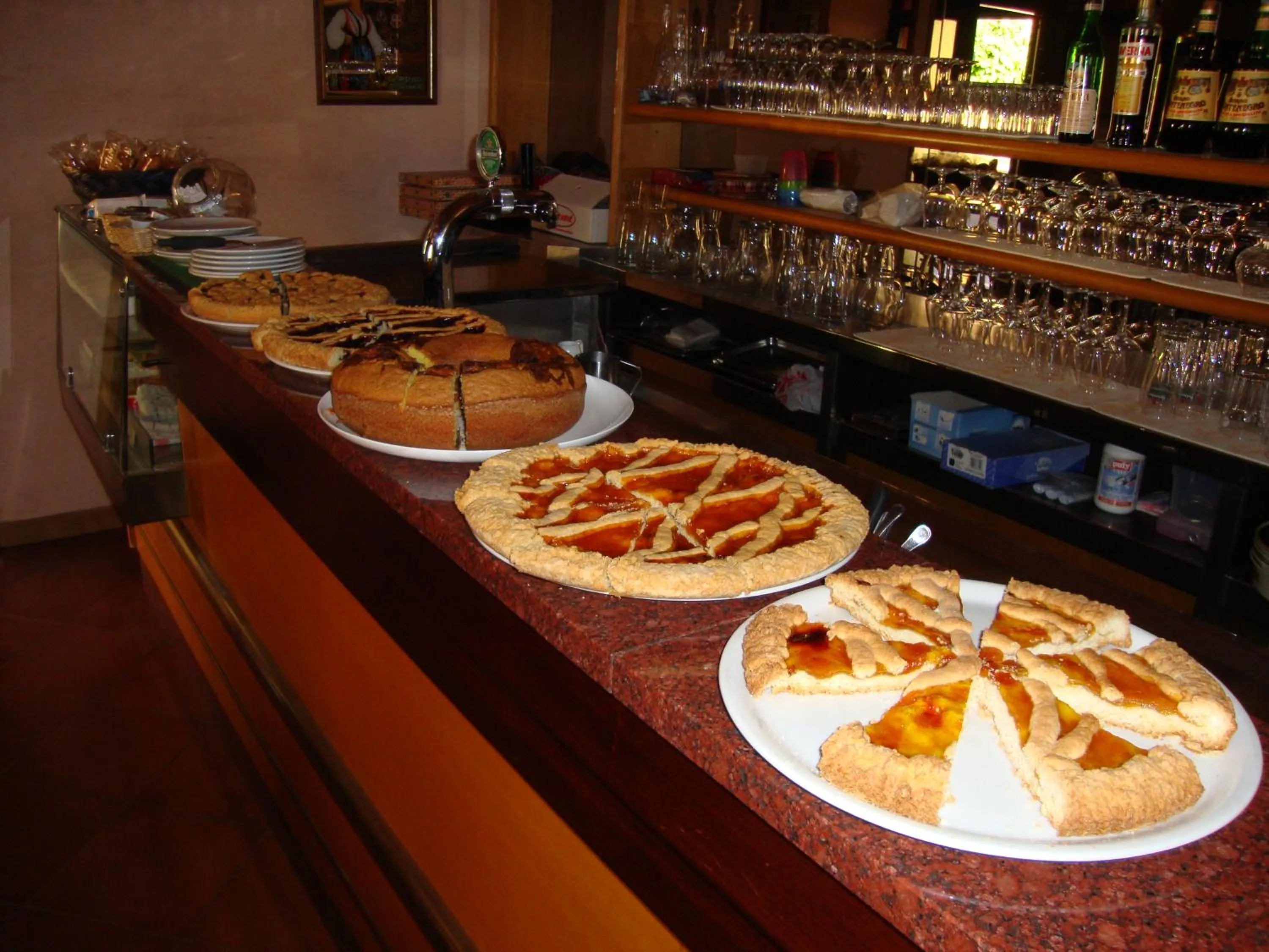 Italian breakfast in Locanda del Vecchio Maglio