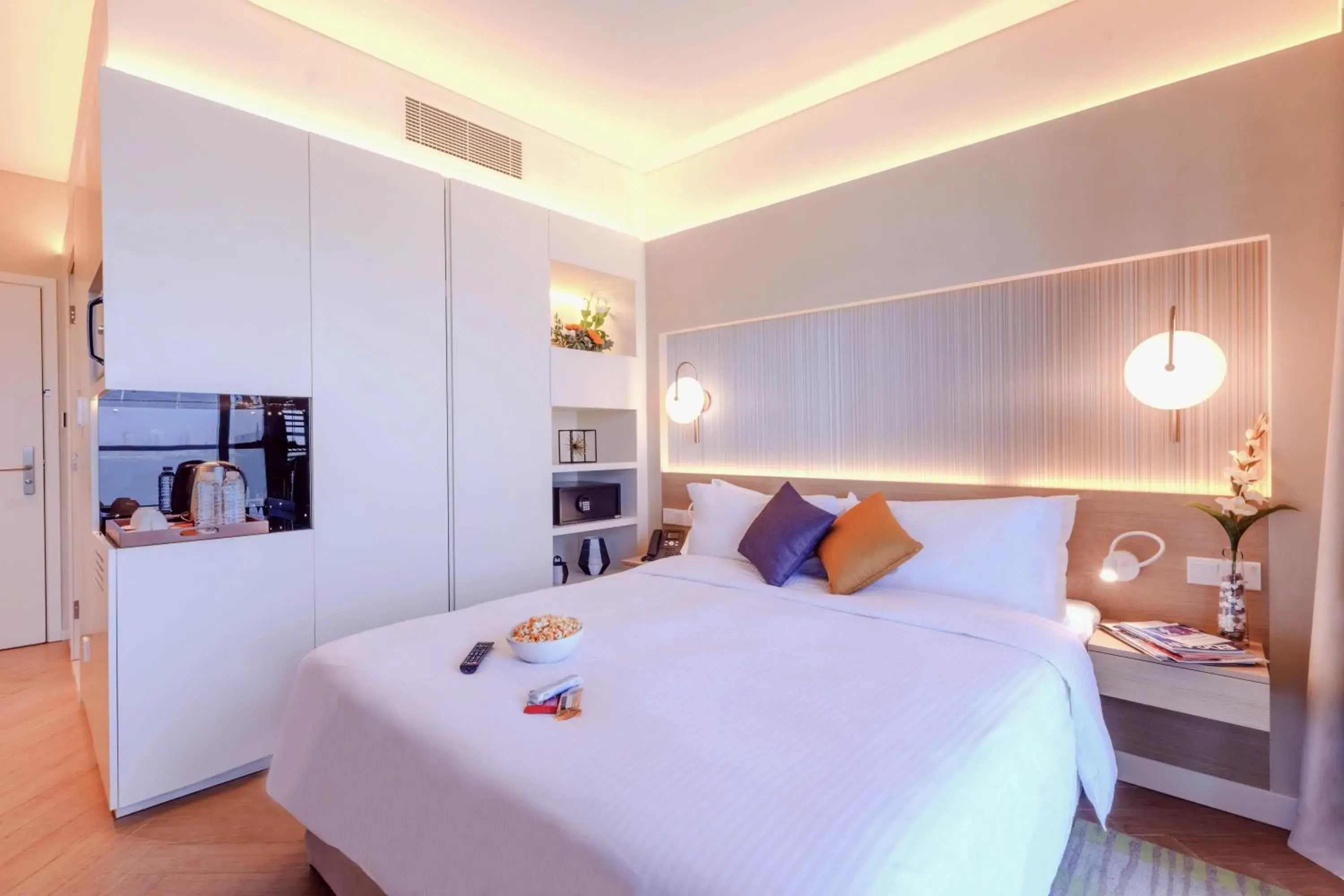 Premier Room with Balcony (Promenade and City View) in Citadines Culture Village Dubai, Waterfront Jaddaf Premier Room with Balcony (Promenade and City View) in Citadines Culture Village Dubai, Waterfront Jaddaf