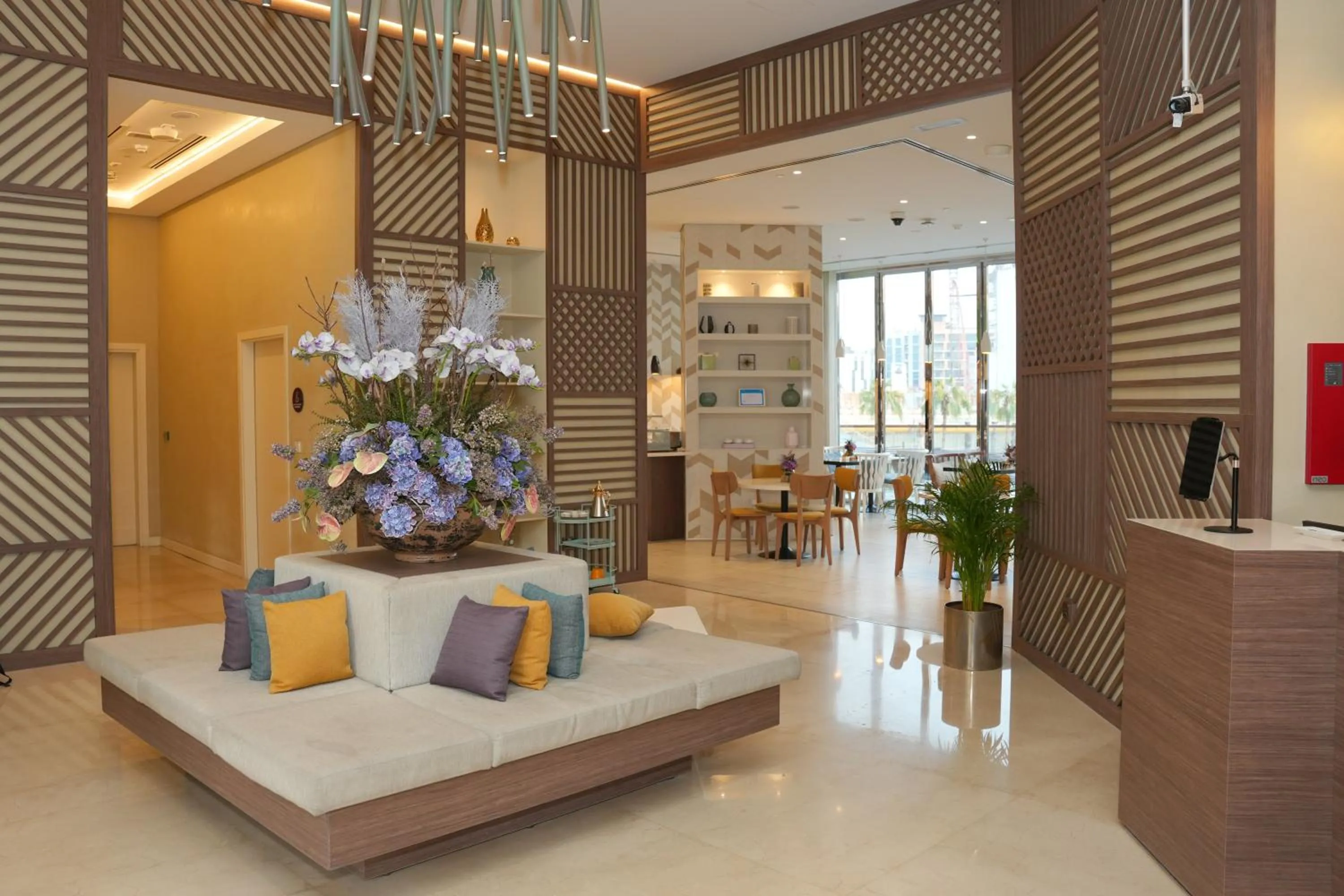 Seating area in Pavilion Hotel Al Jaddaf Managed by Nooa