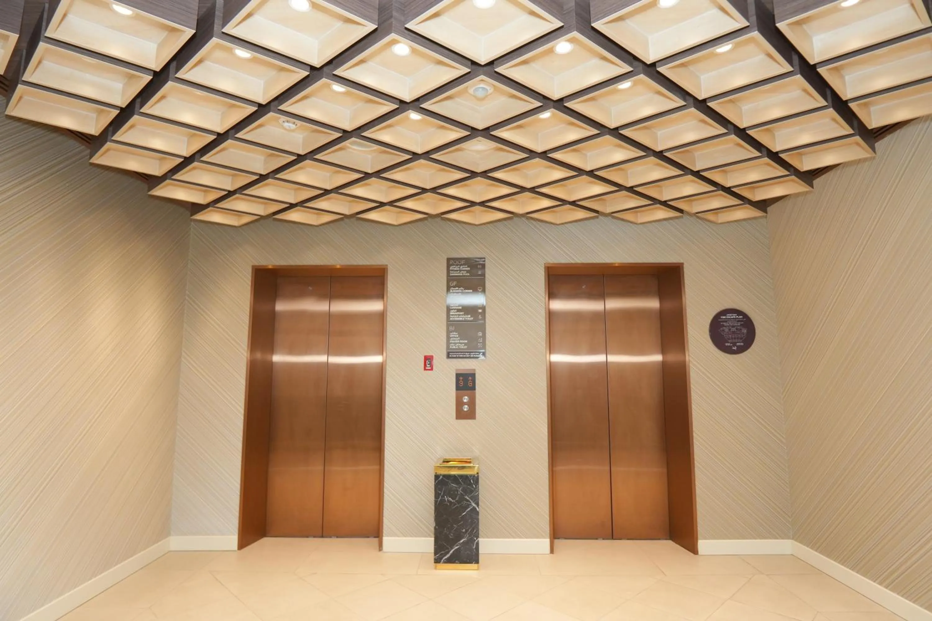 elevator in Pavilion Hotel Al Jaddaf Managed by Nooa