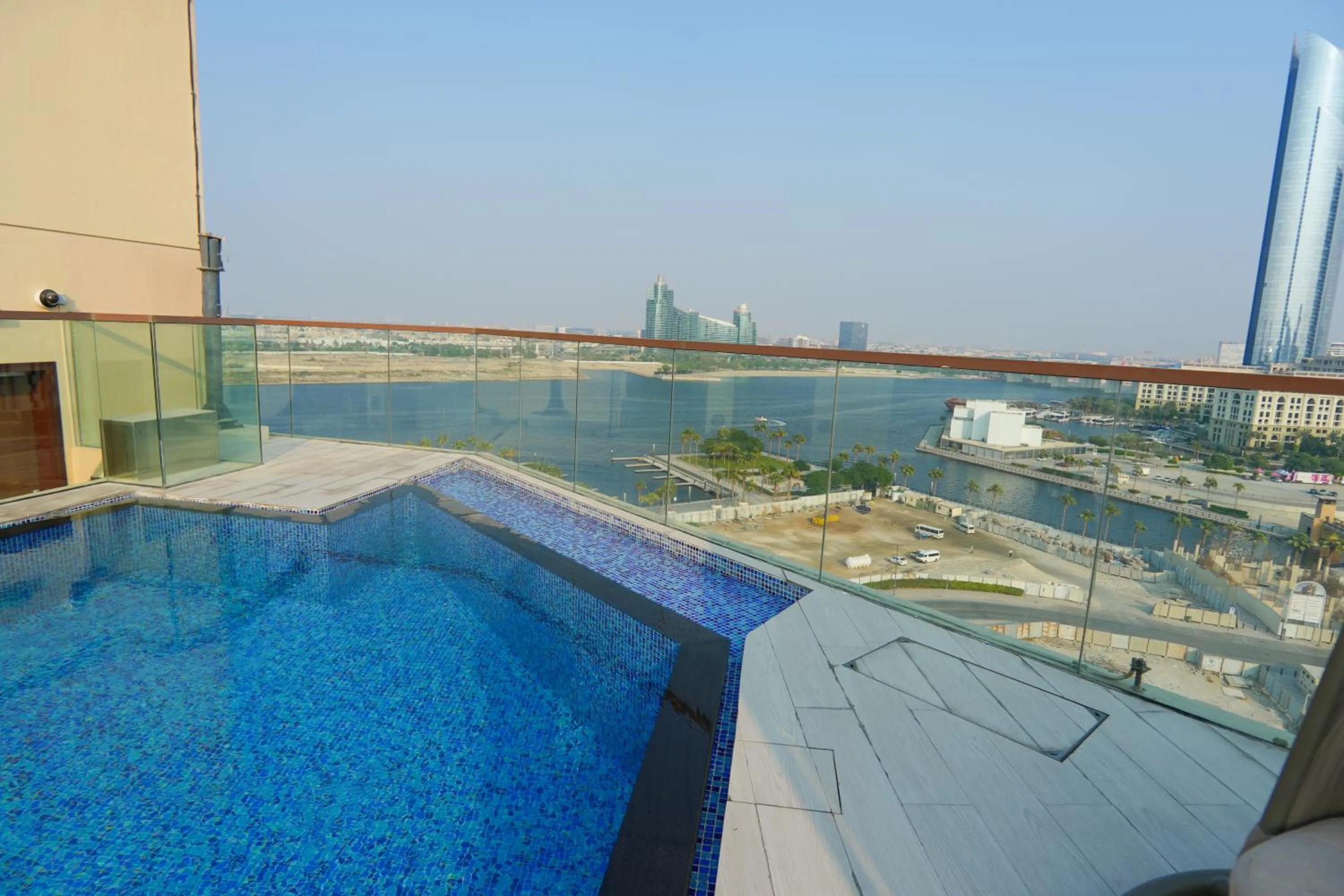 Swimming pool in Pavilion Hotel Al Jaddaf Managed by Nooa