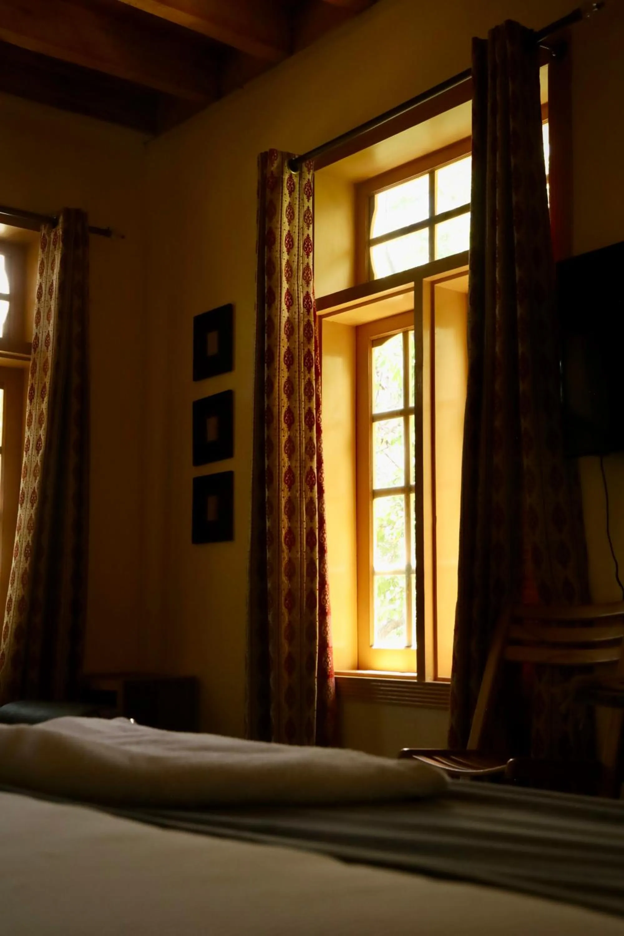 Bed in Grapes Garden Resort Hunza