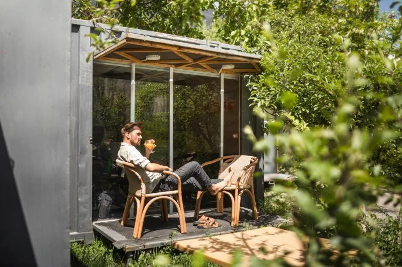 Garden view in Grapes Garden Resort Hunza