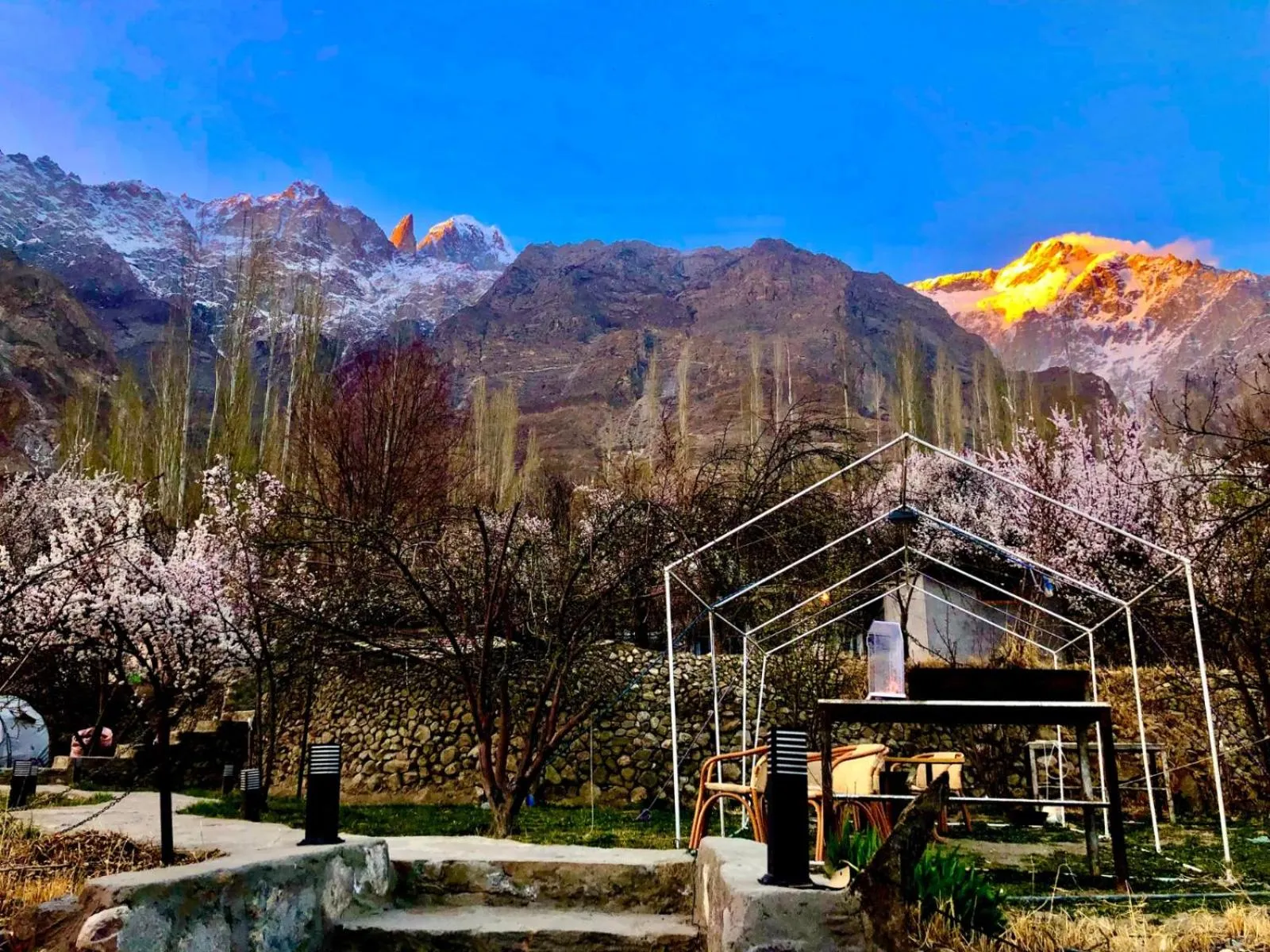 Property building in Grapes Garden Resort Hunza