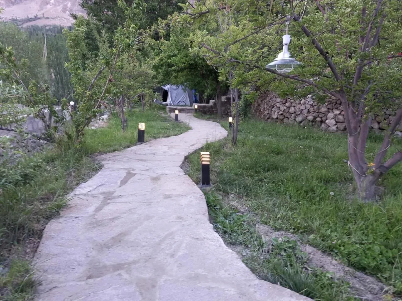 Natural landscape in Grapes Garden Resort Hunza