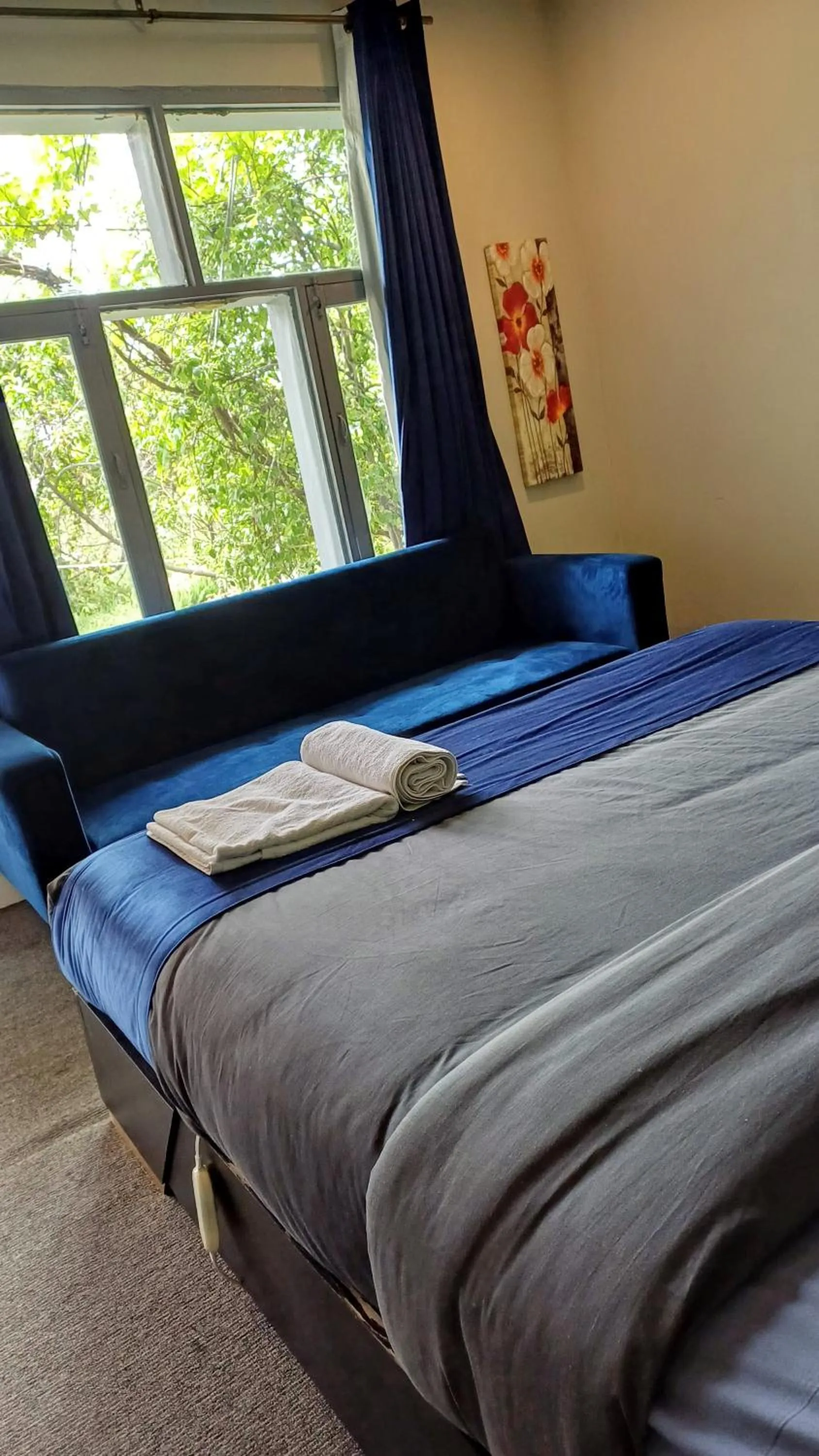 Bed in Grapes Garden Resort Hunza