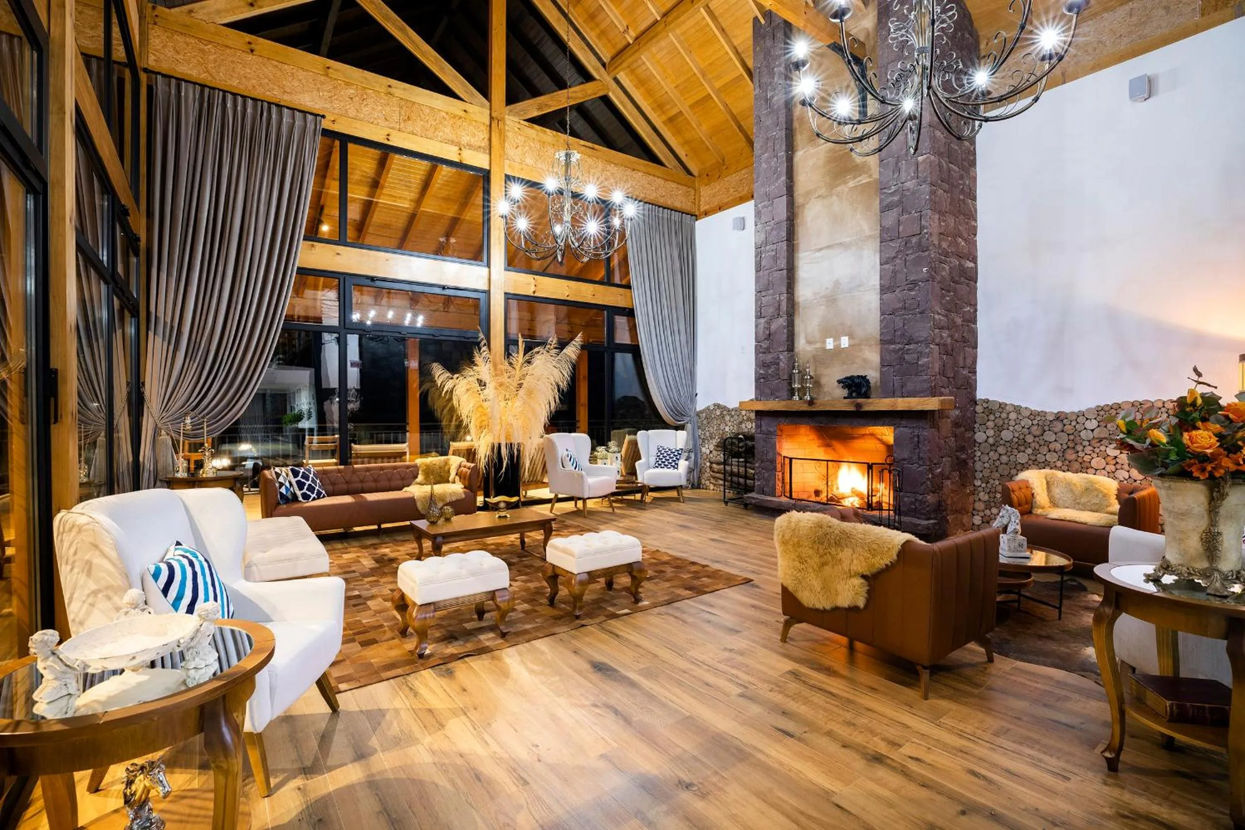 Seating area in Cerro Azul Hotel Fazenda