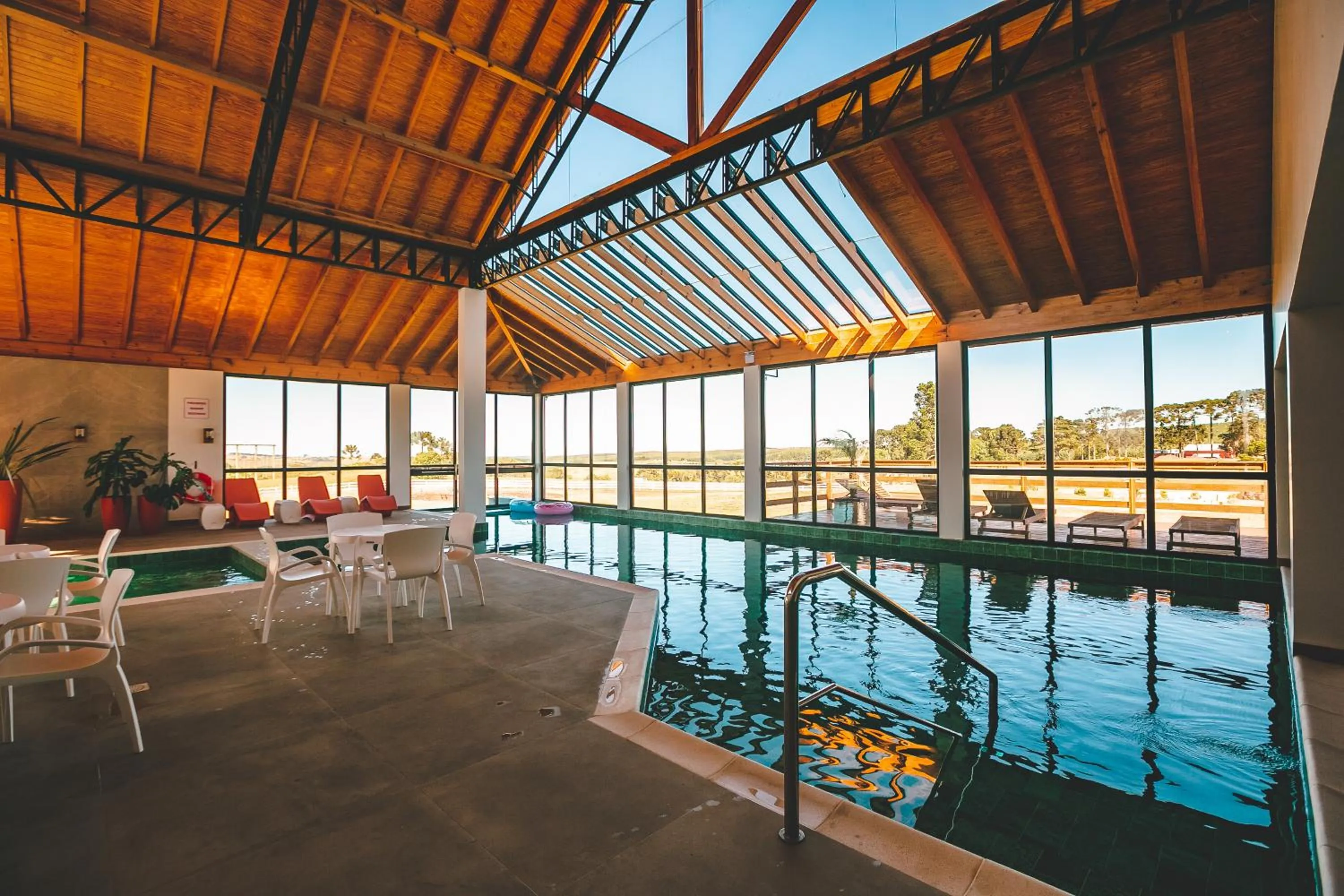Pool view in Cerro Azul Hotel Fazenda