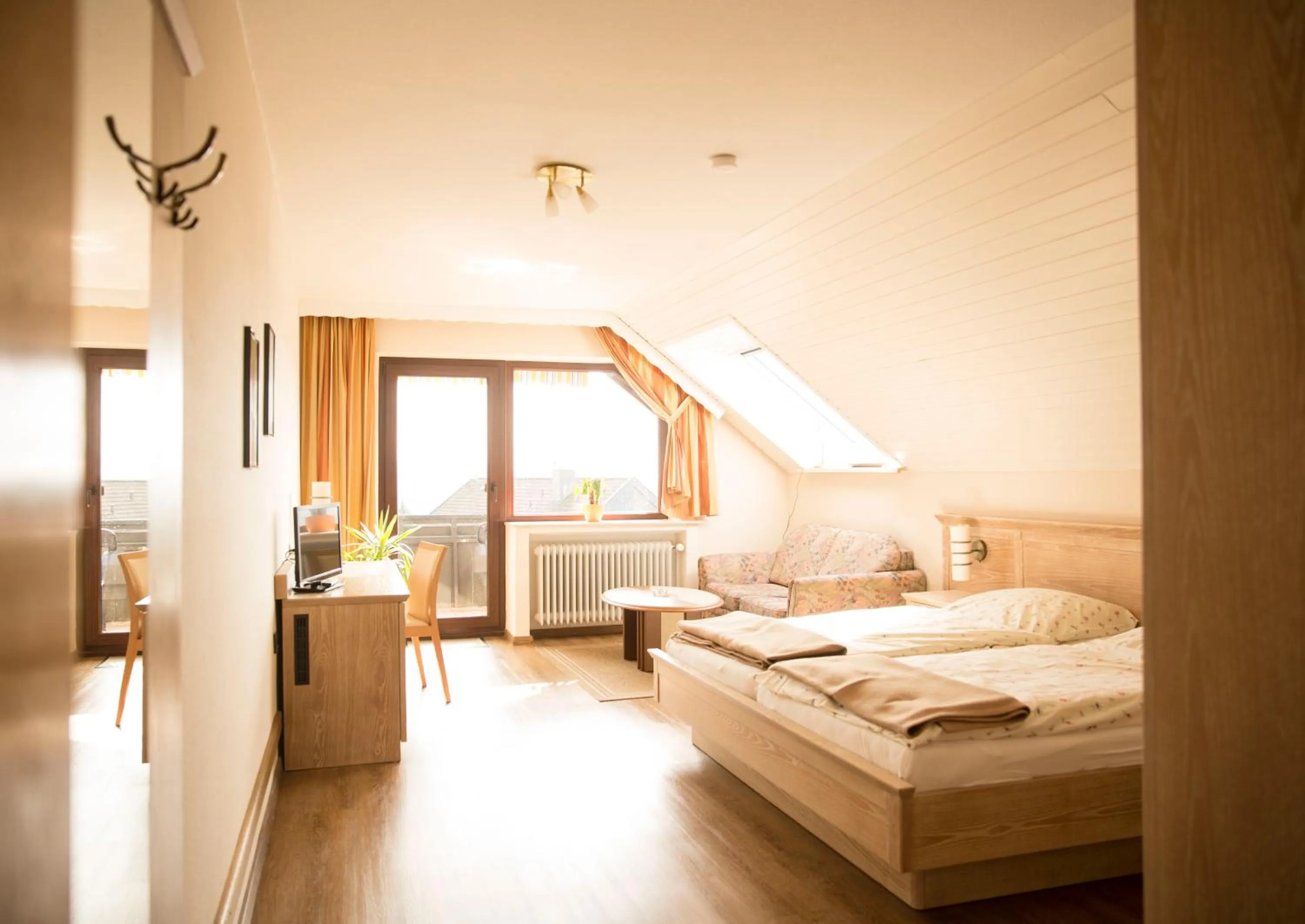 Photo of the whole room, Bed in Landhaus Fischer