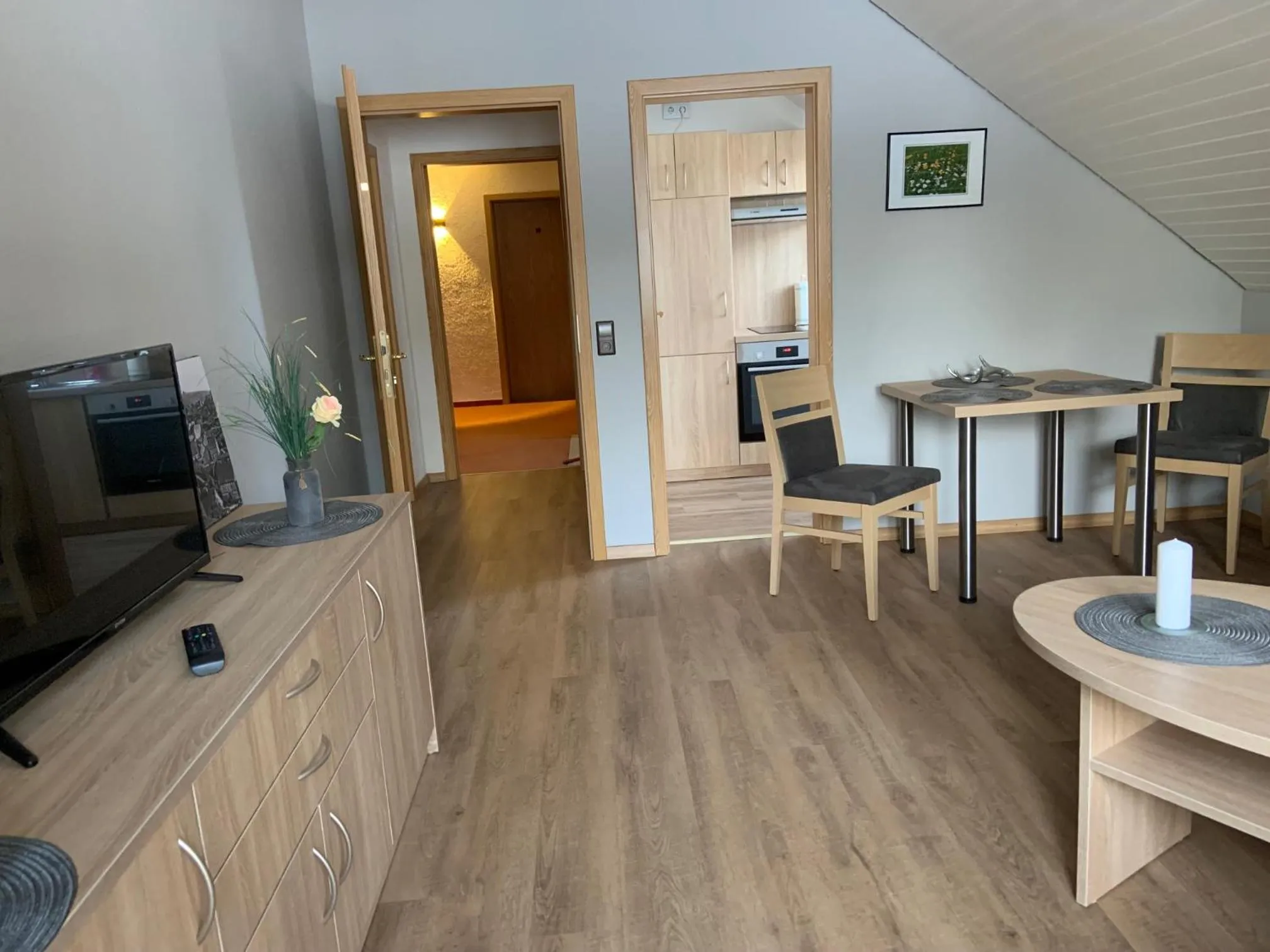 Kitchen or kitchenette in Landhaus Fischer