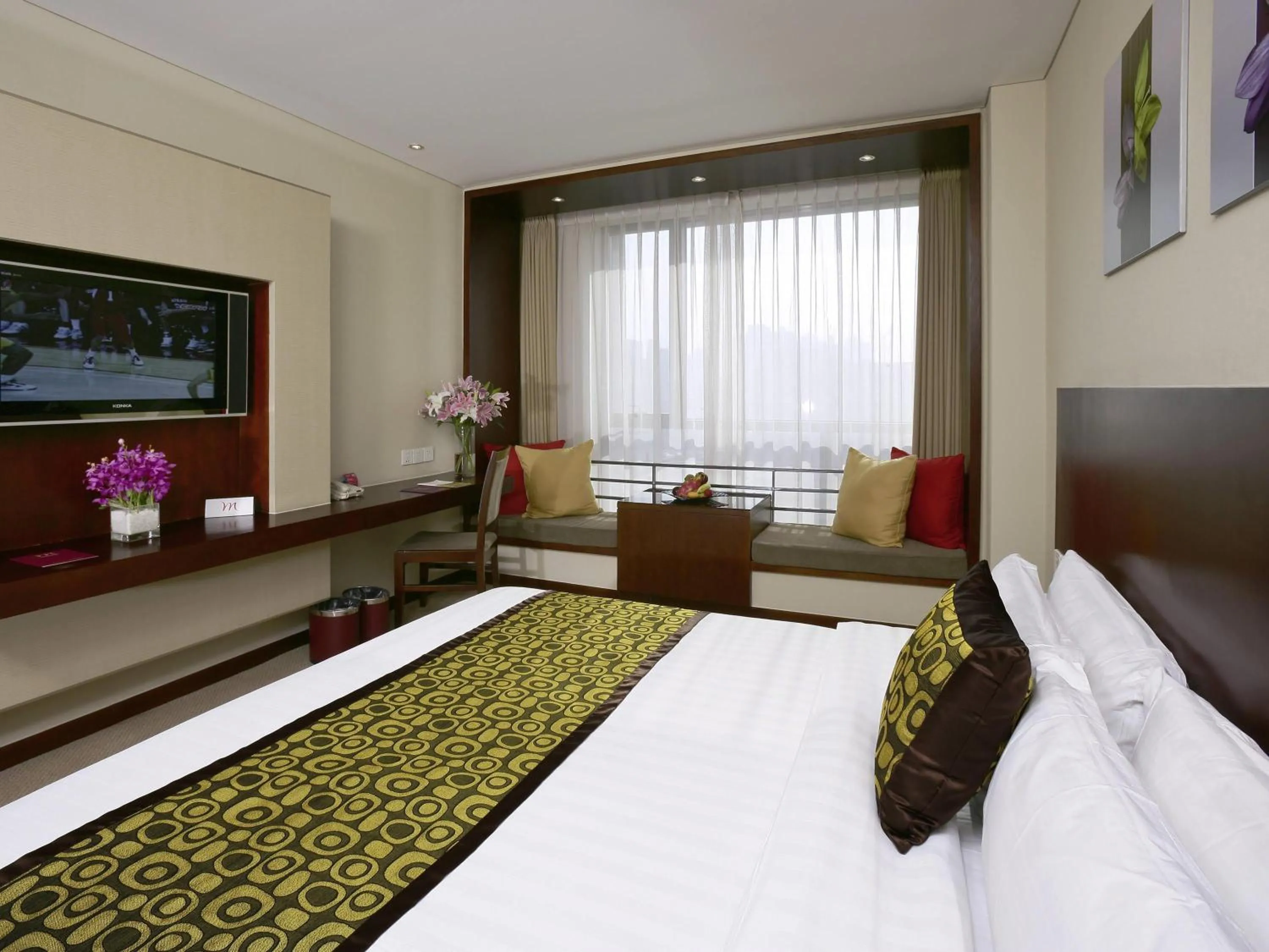 Bedroom, Bed in Mercure Wanshang Beijing
