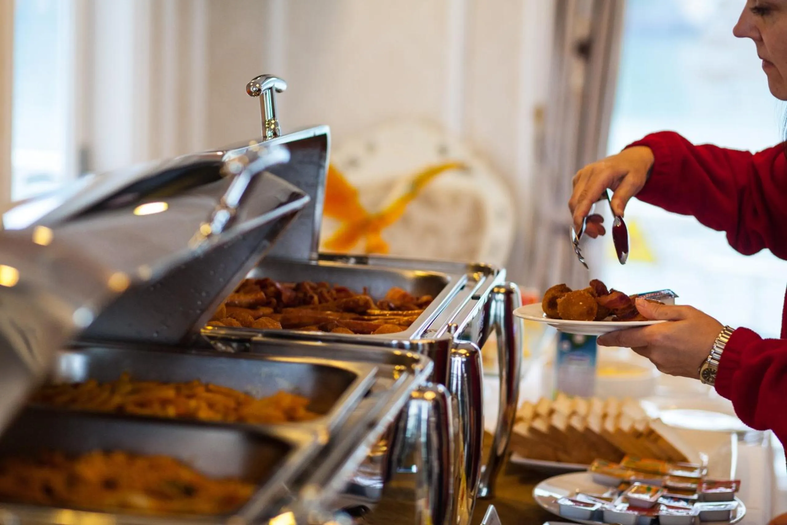Dining area in Signature Halong Cruise