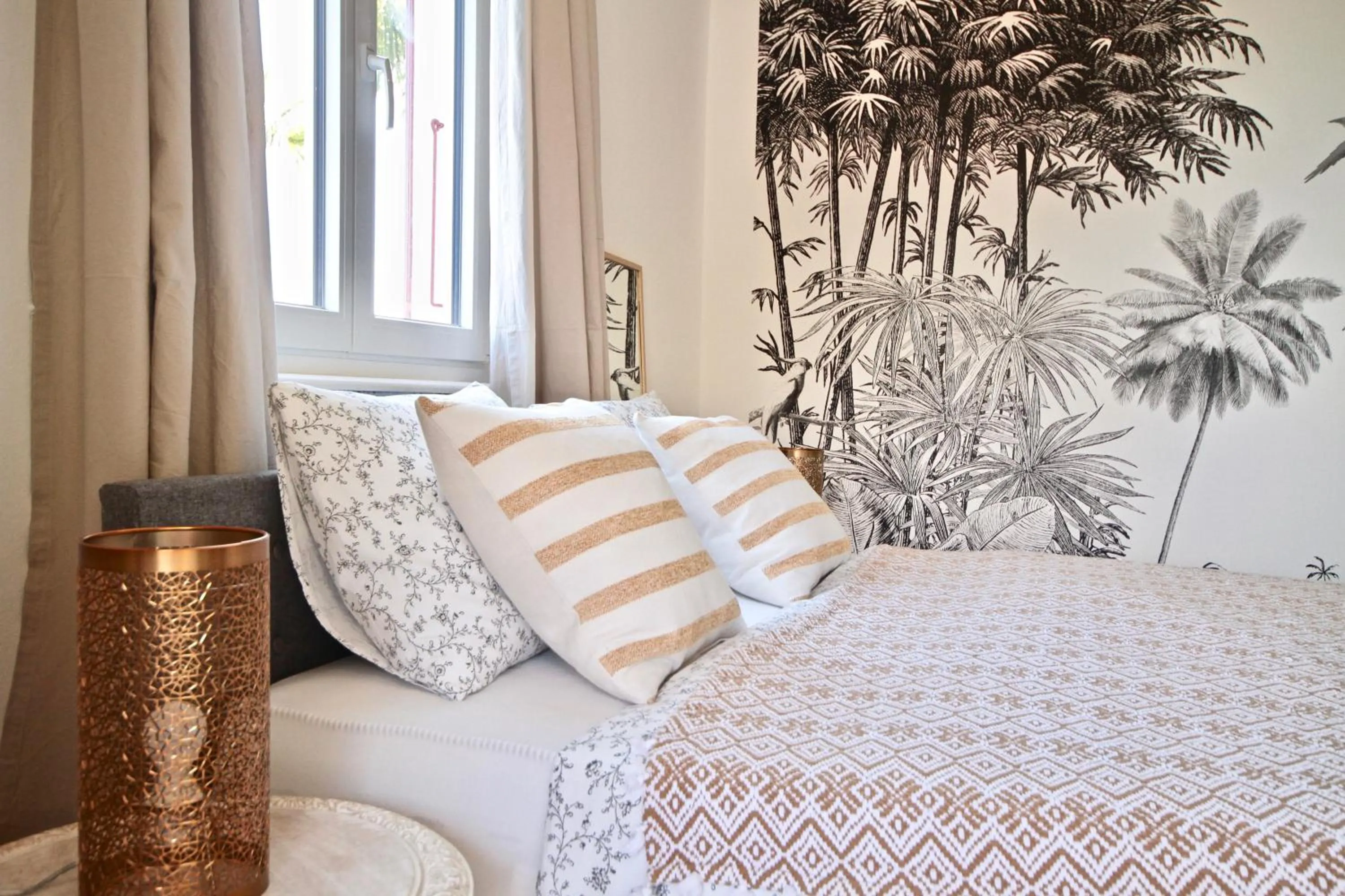 Bedroom, Bed in Garden Hotel Primavera