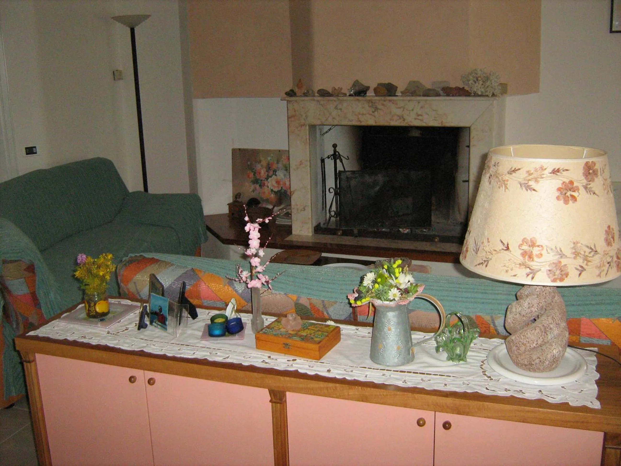 Communal lounge/ TV room in B&B I Fiori