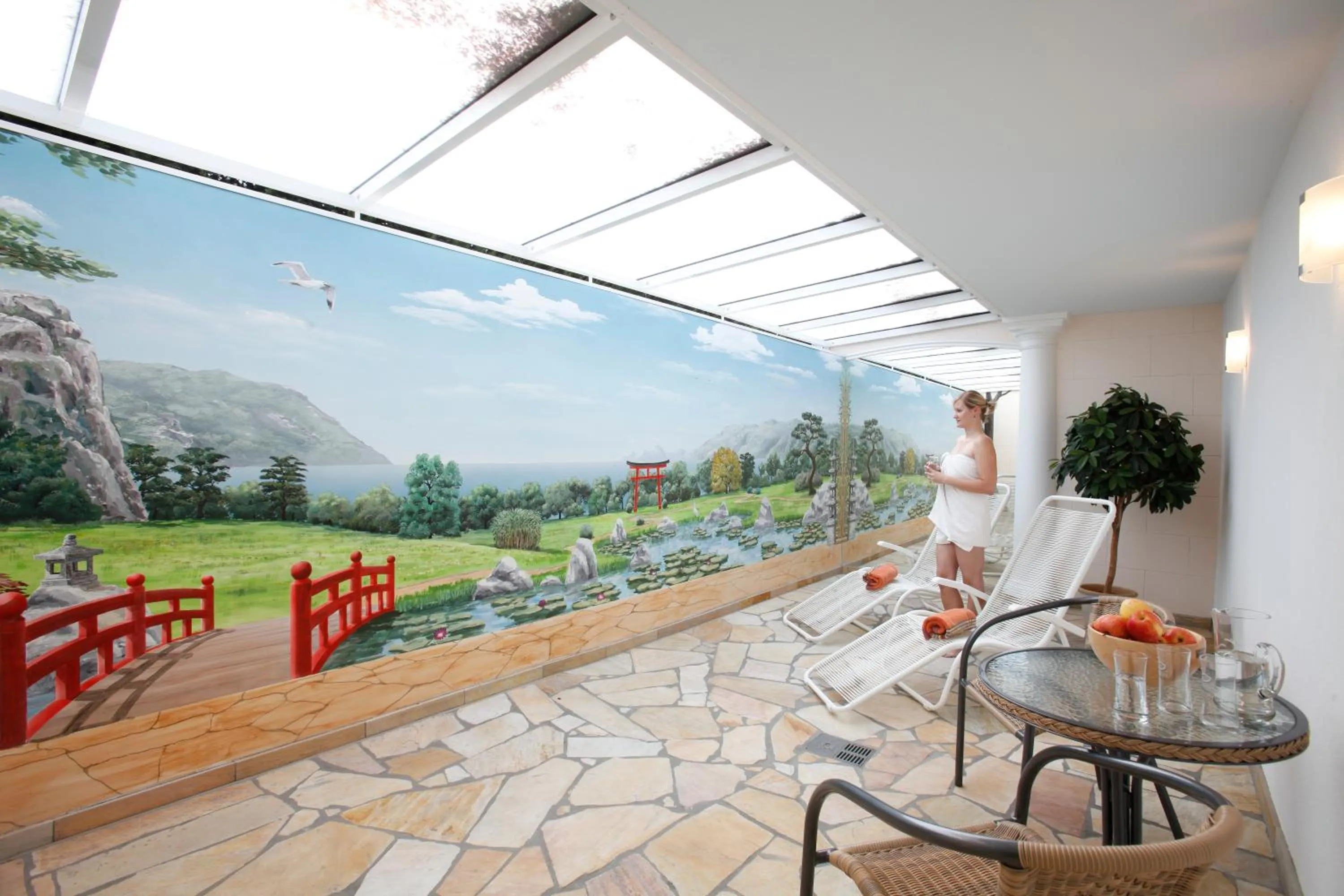 Sauna in Landhotel Sonnenhalde