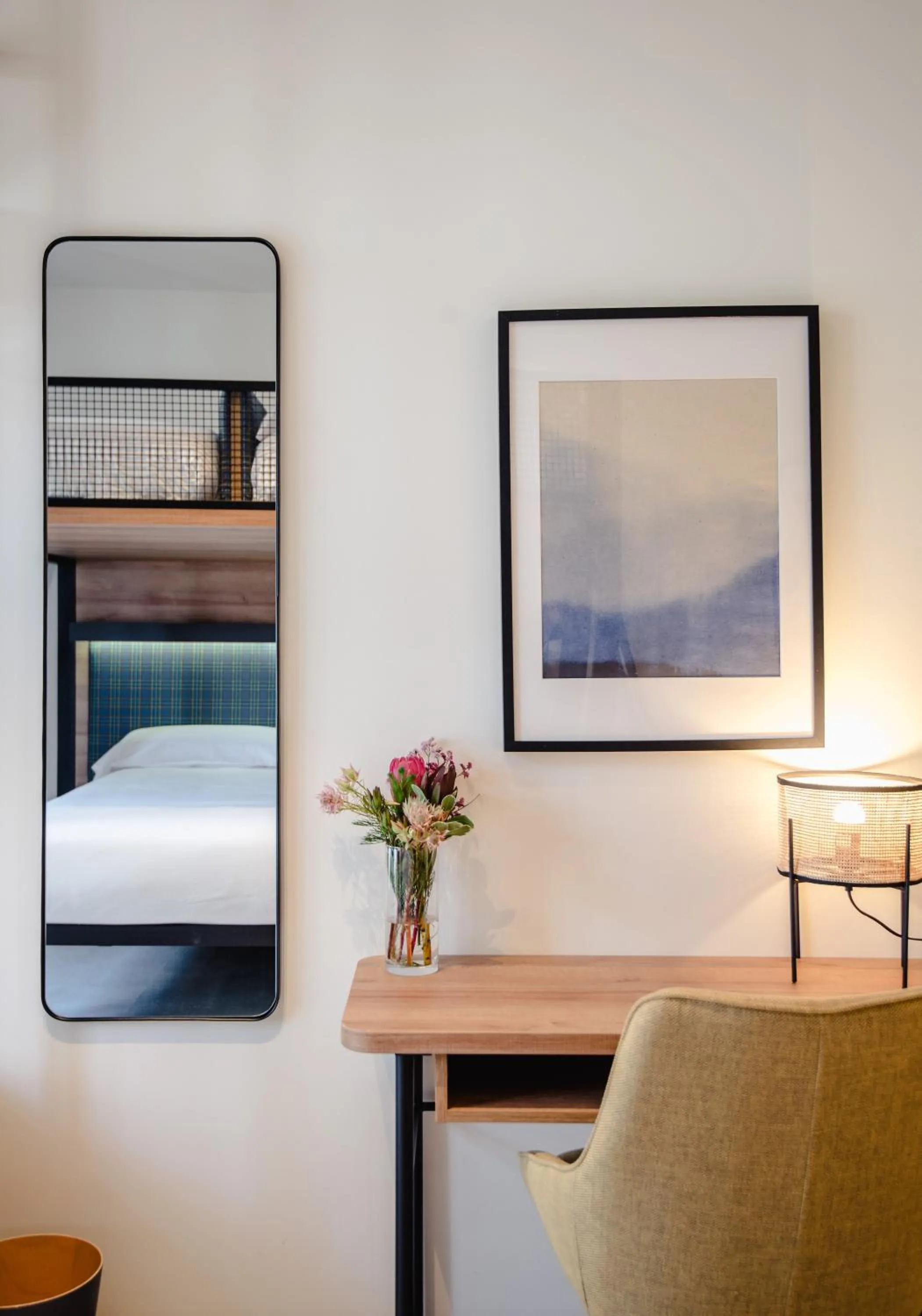 Seating area, Bed in LATROUPE La Granja