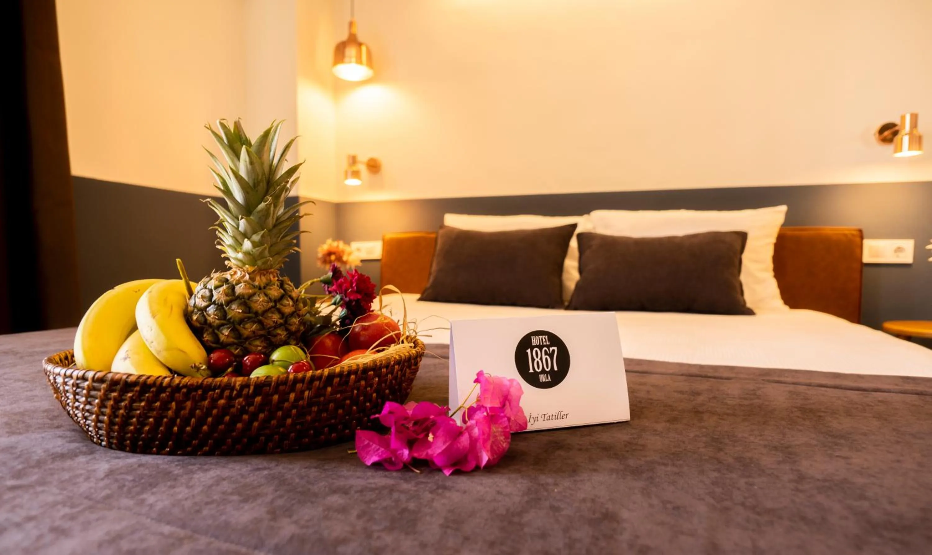 Photo of the whole room, Bed in Urla 1867 Hotel