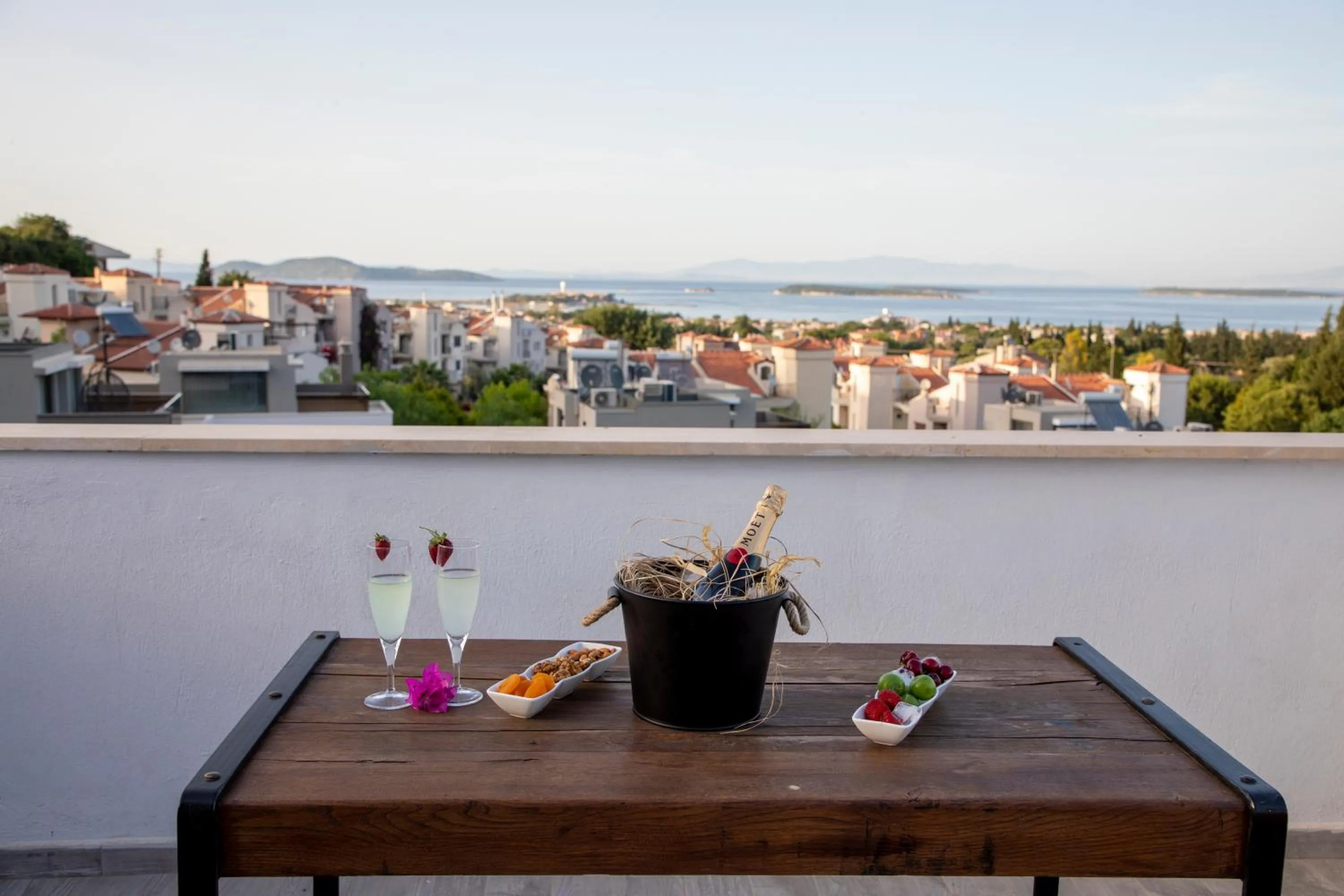 Balcony/Terrace in Urla 1867 Hotel