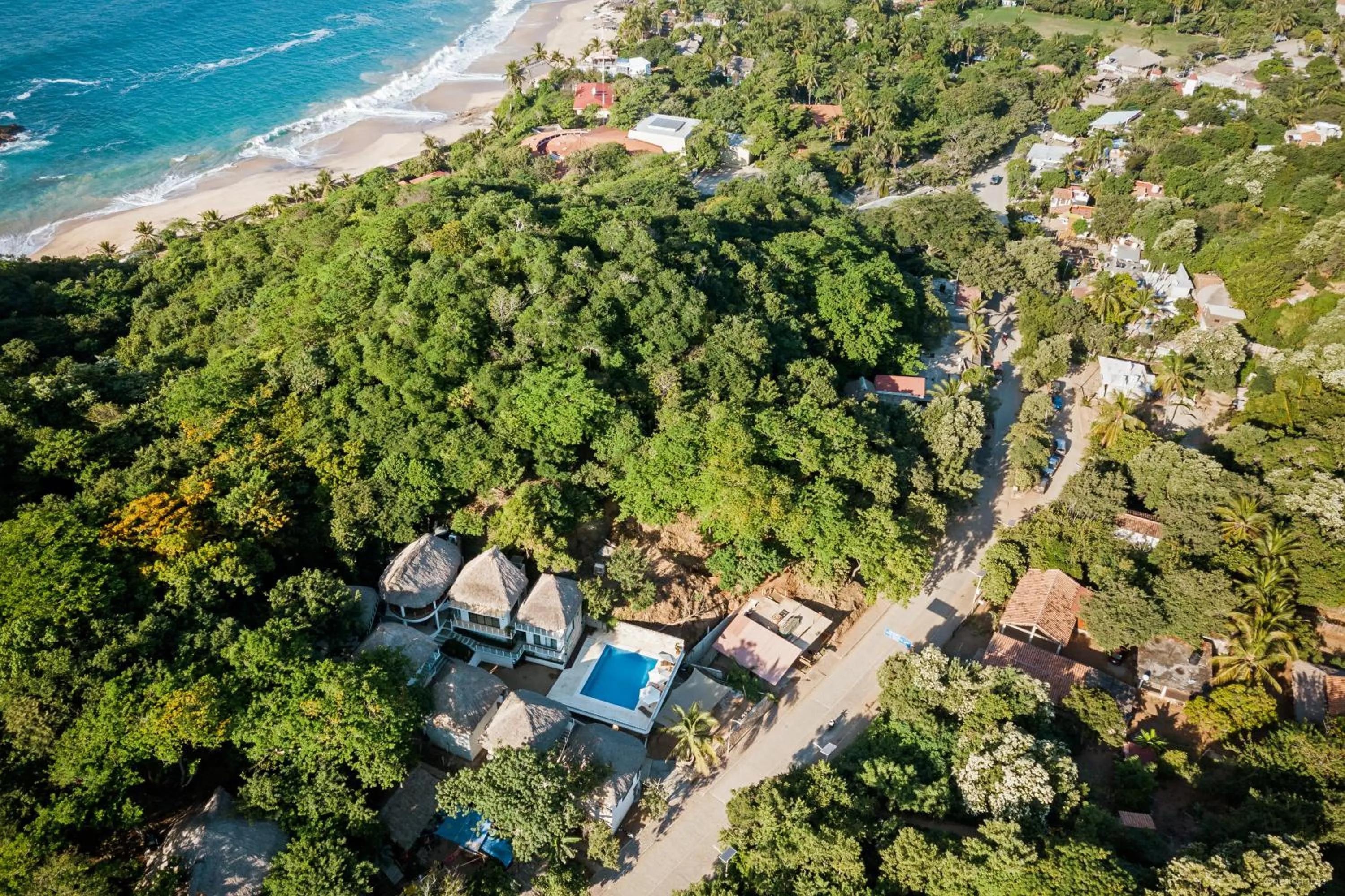Sea view in Cabañas Sicarú Mazunte