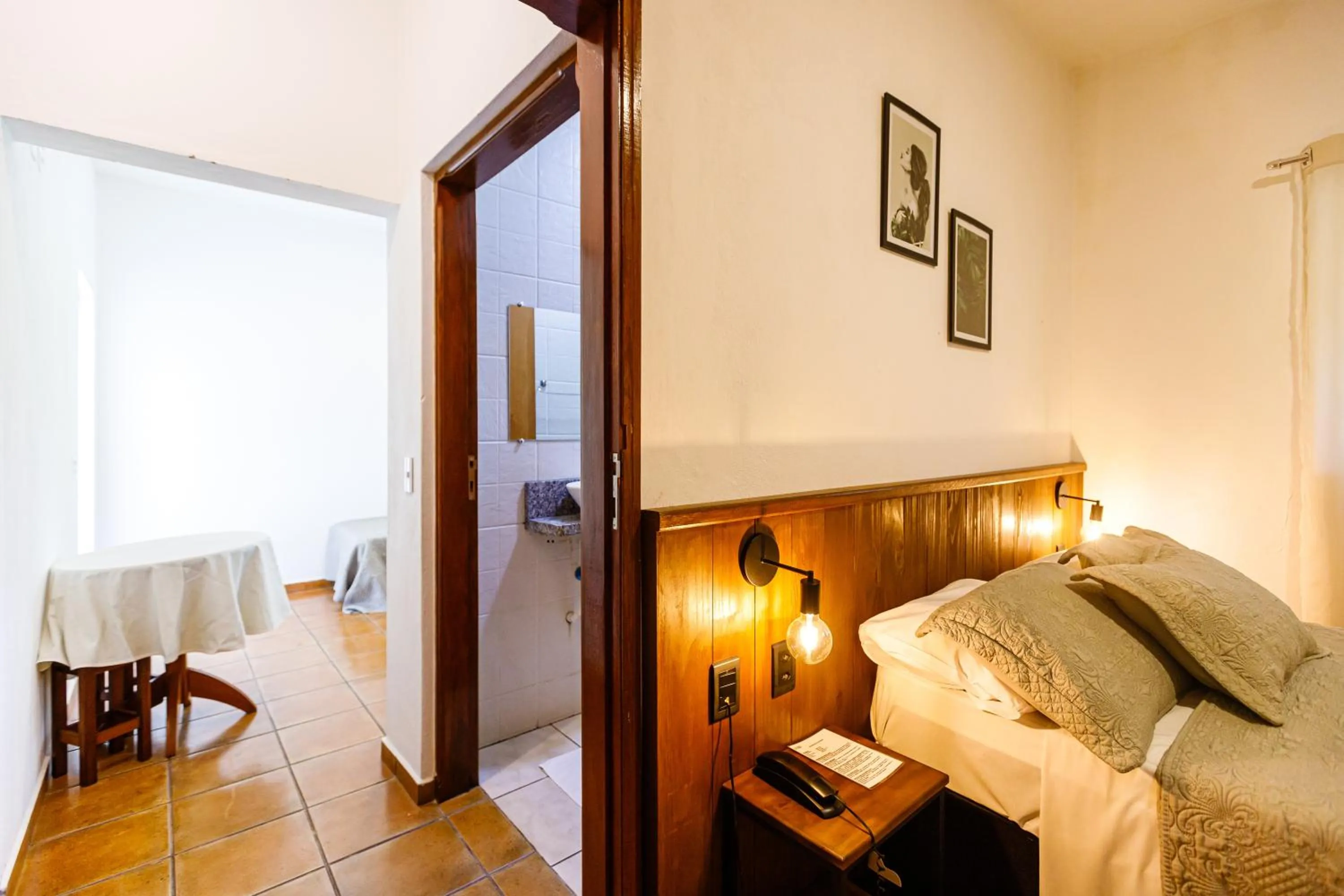 Bed in Hotel Morro De Santo Agostinho