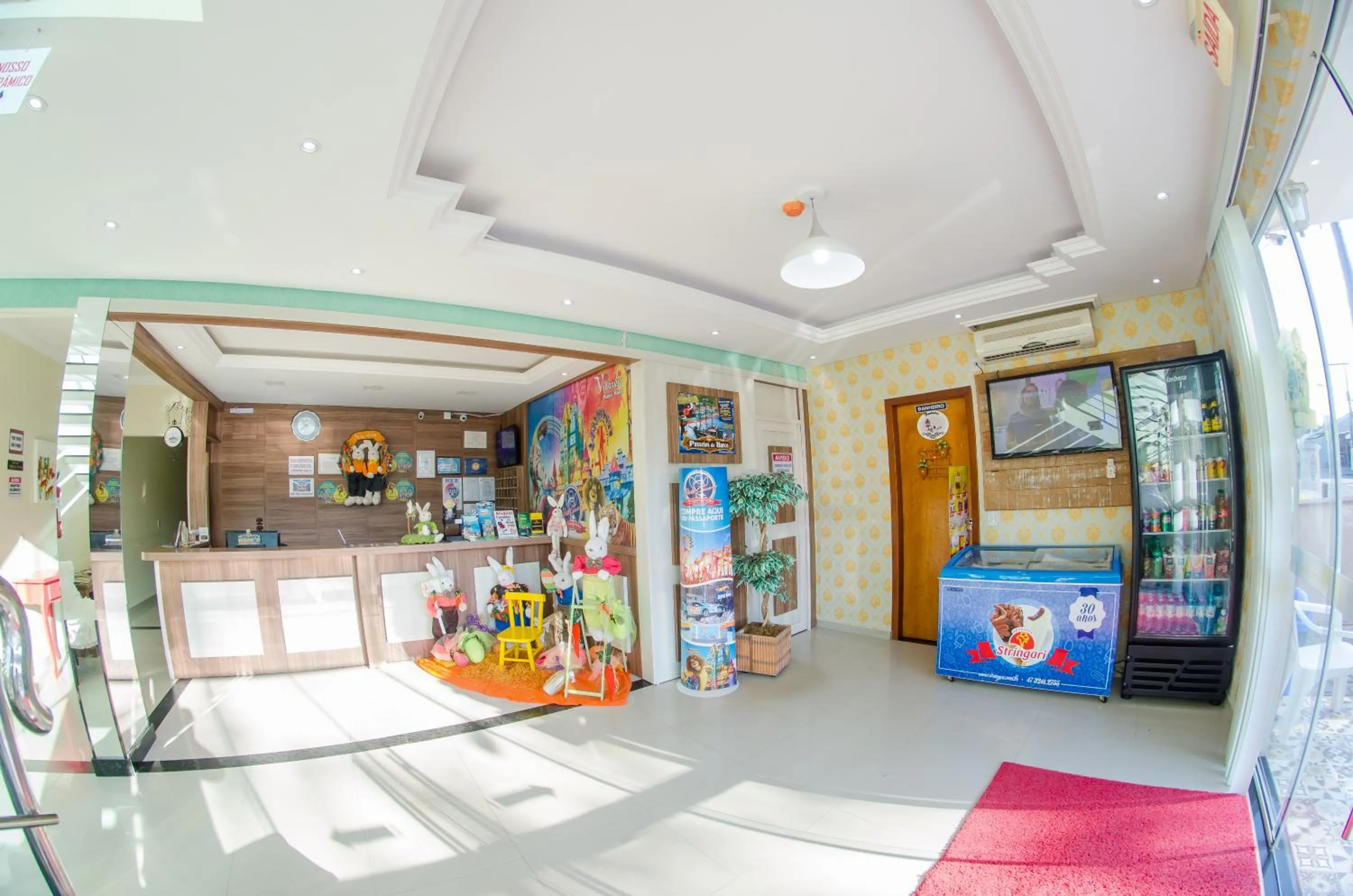 Lobby or reception in Villarejo Parque Hotel