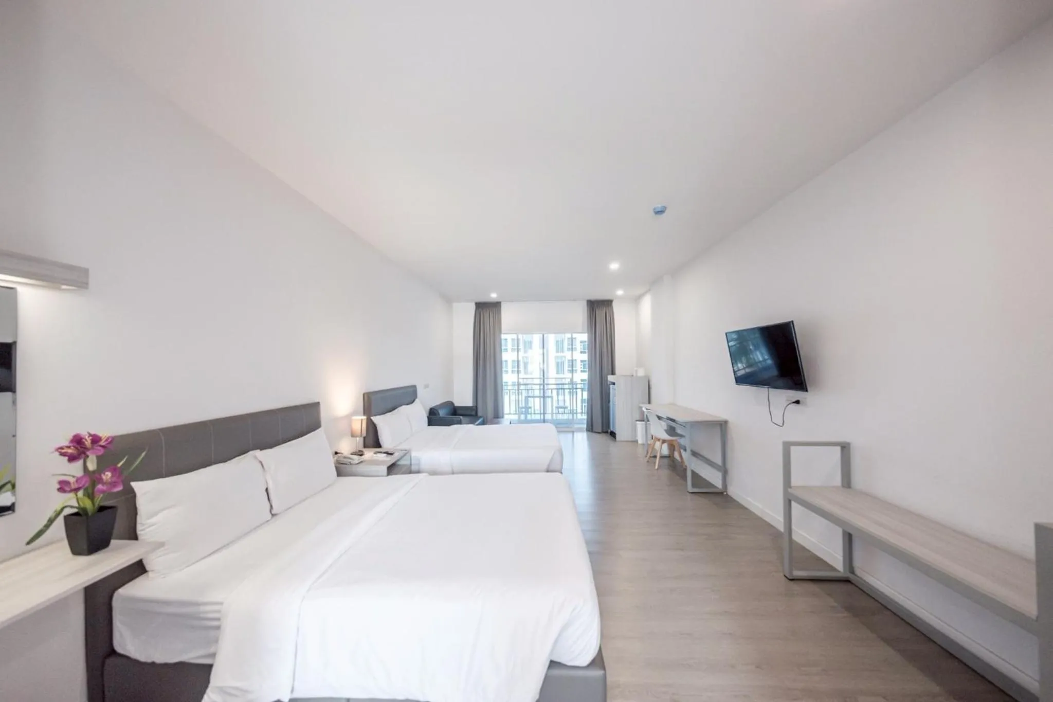 Bed in GRAND PA Hotel&Resort Lamphun Chiang Mai