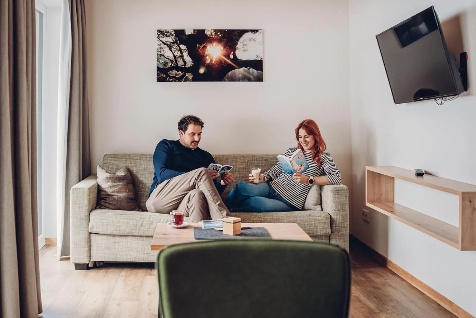 Living room in Alpengasthof Hörnlepass