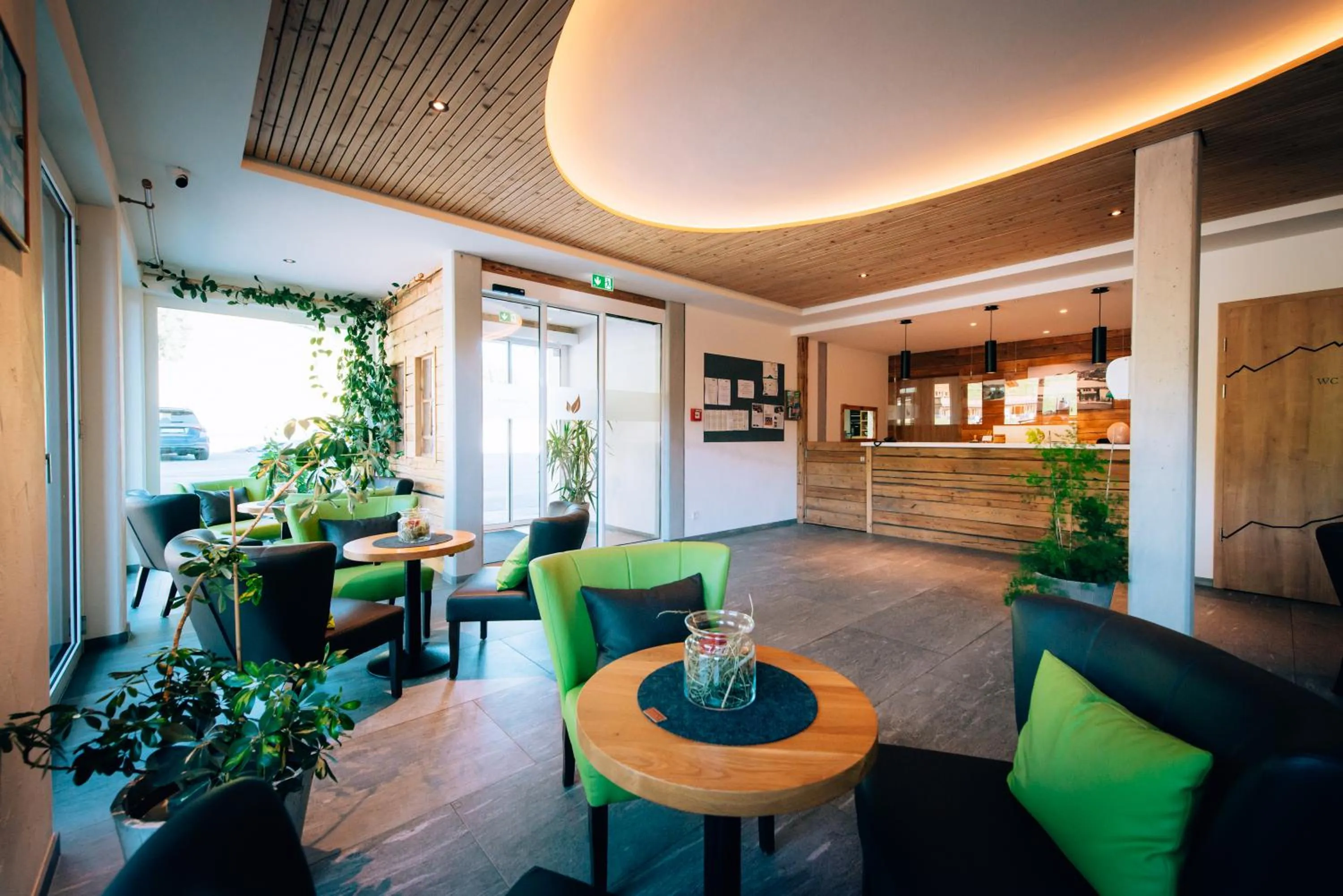 Lobby or reception in Alpengasthof Hörnlepass