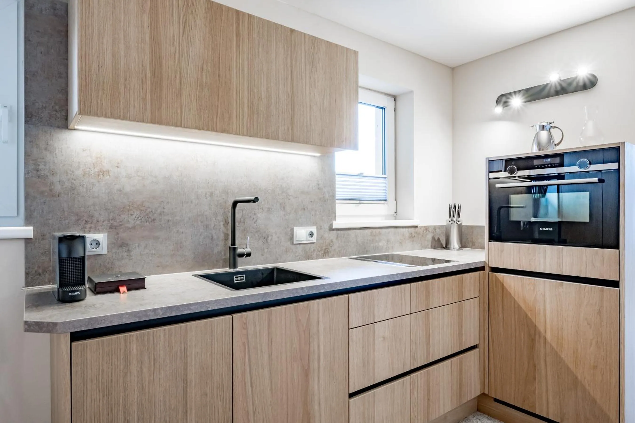 Kitchen or kitchenette in Hotel Andy 4 Sterne Superior