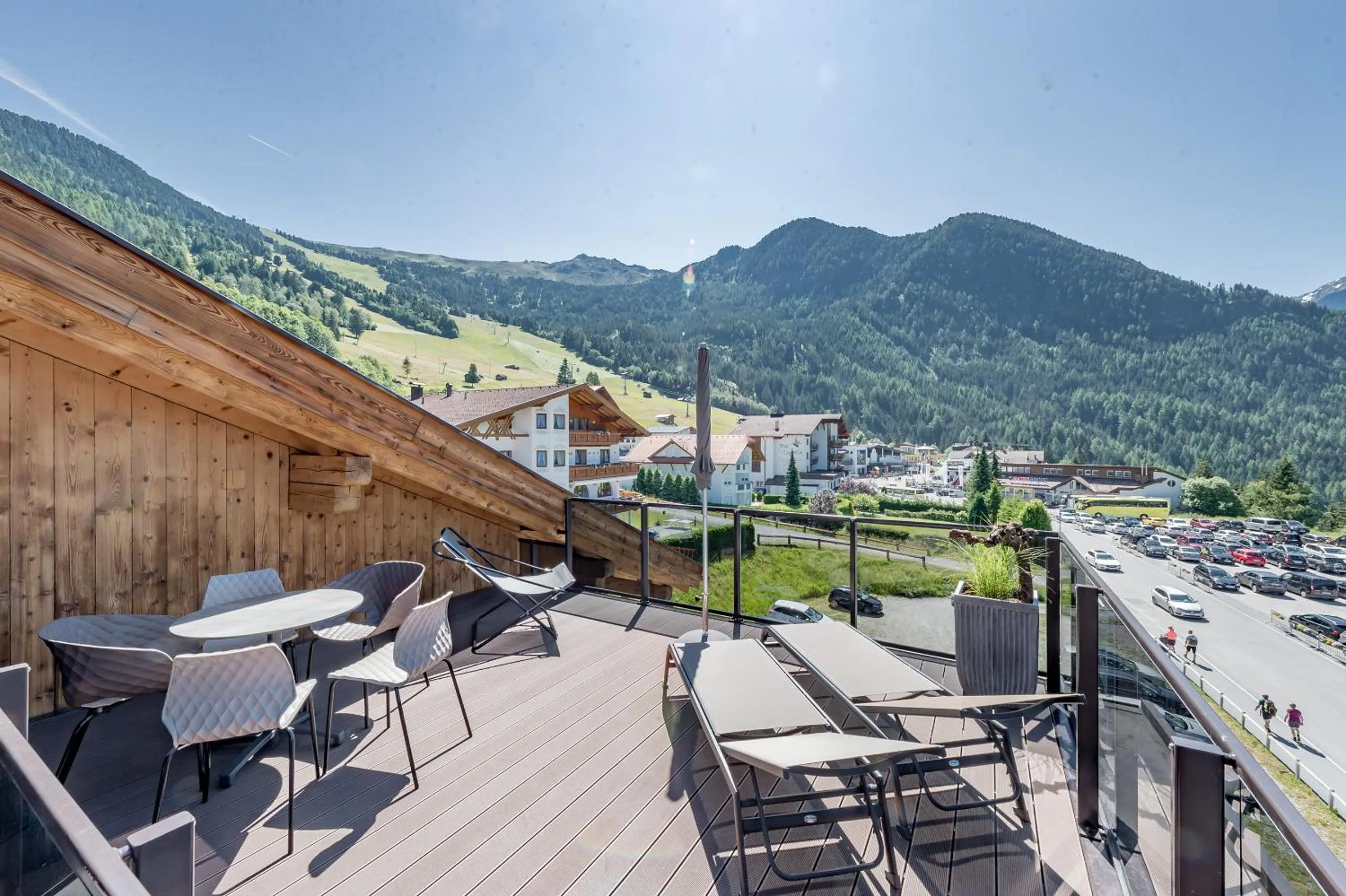 Balcony/Terrace in Hotel Andy 4 Sterne Superior