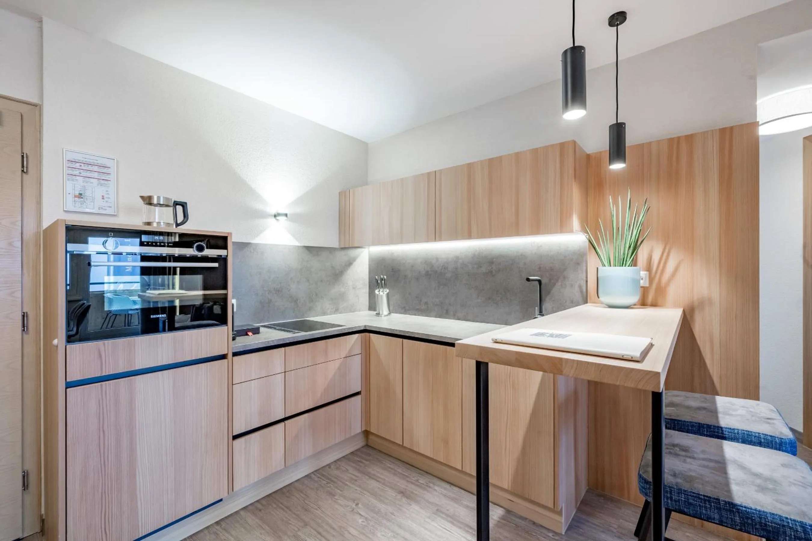 Kitchen or kitchenette in Hotel Andy 4 Sterne Superior