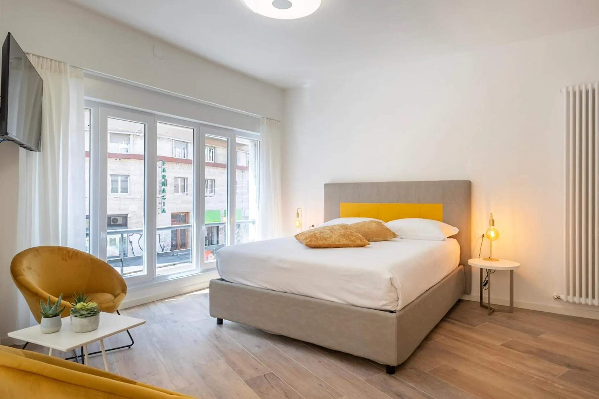 Bed in Marconi28suites