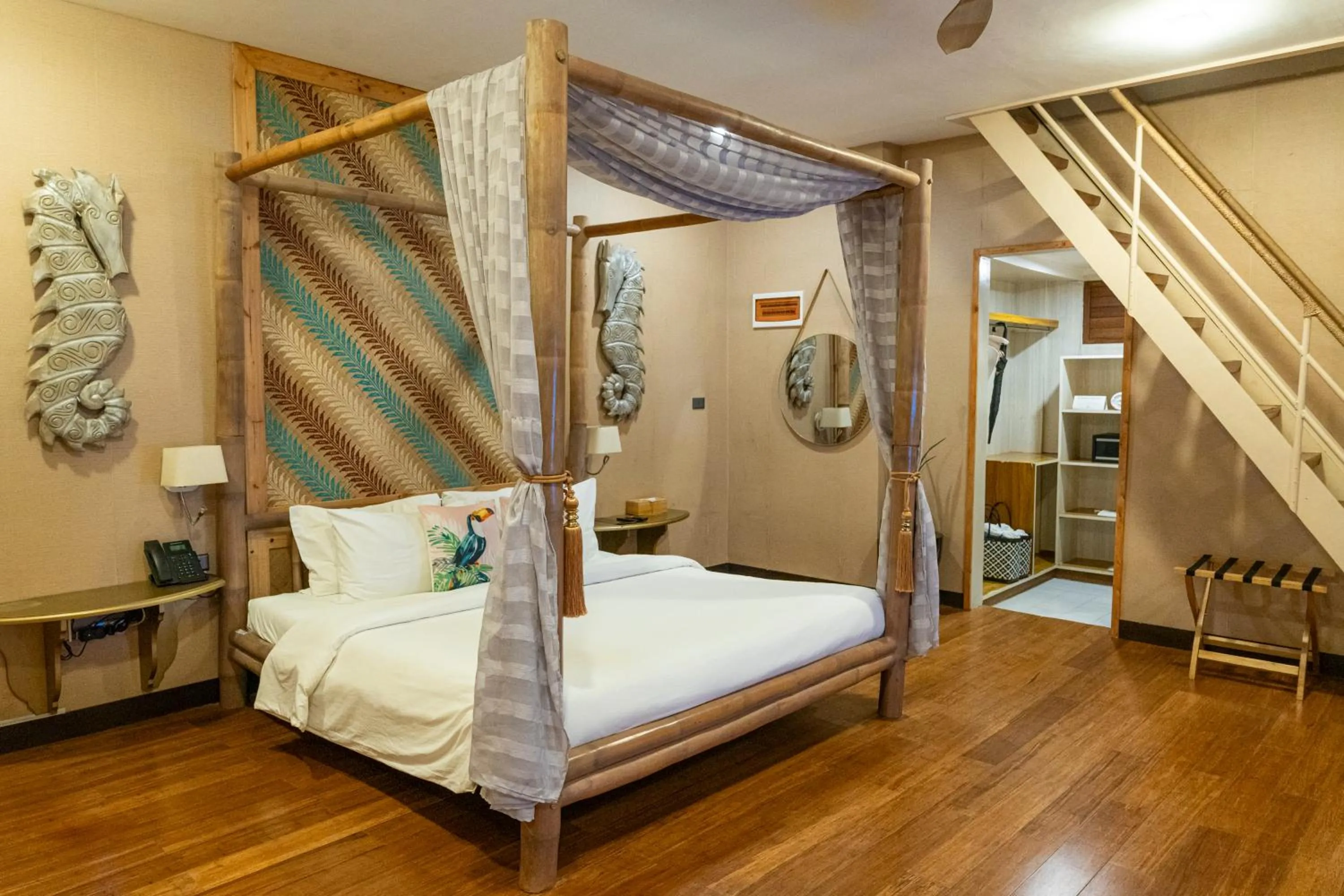 Bed in Club Serena Resort