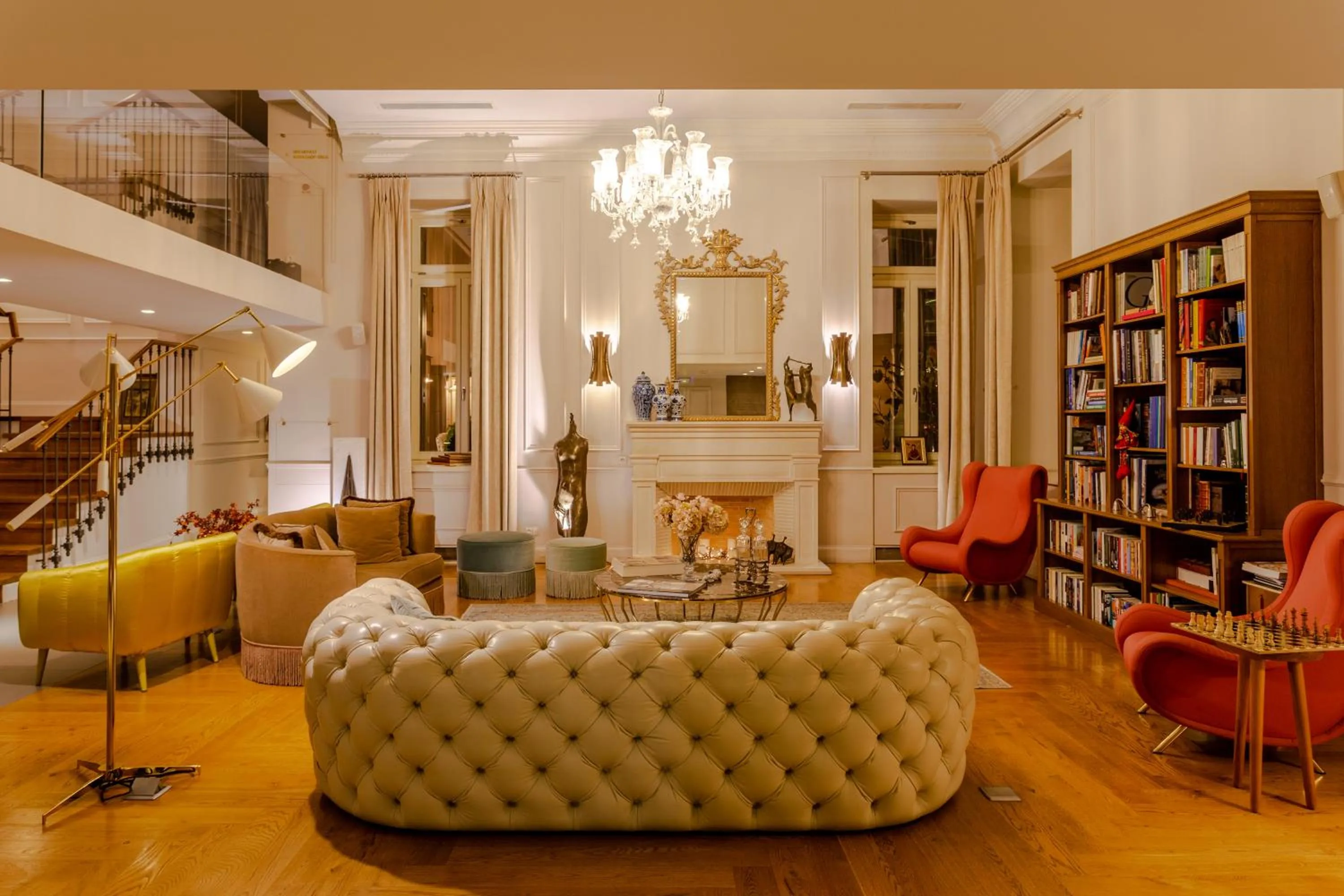 Library in Marpessa Hotel & Spa