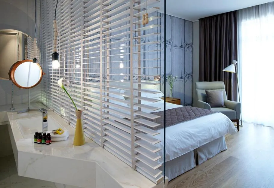 Photo of the whole room, Bed in Marpessa Hotel & Spa