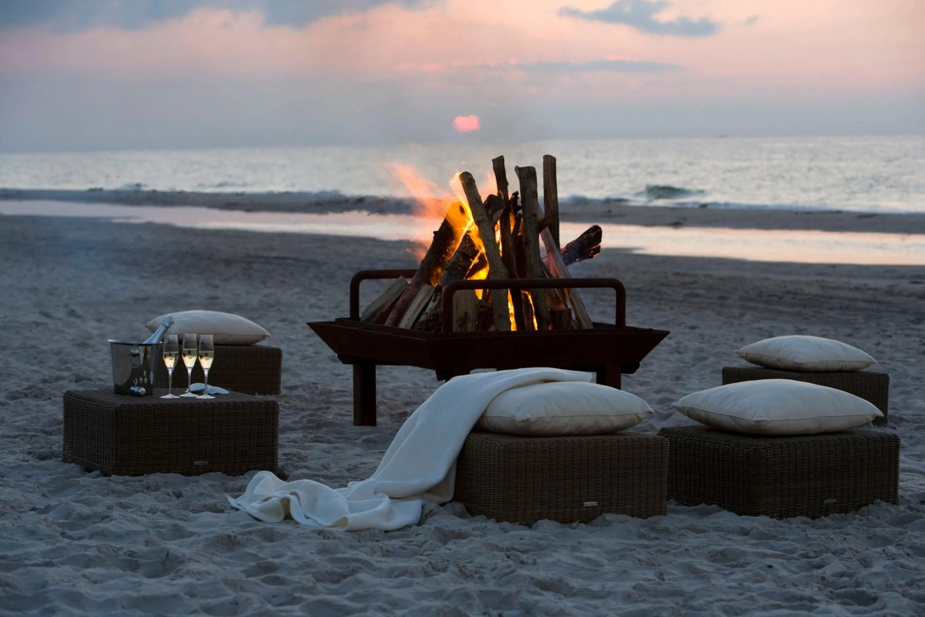 Beach in Ferienwohnungen Dünenmeer