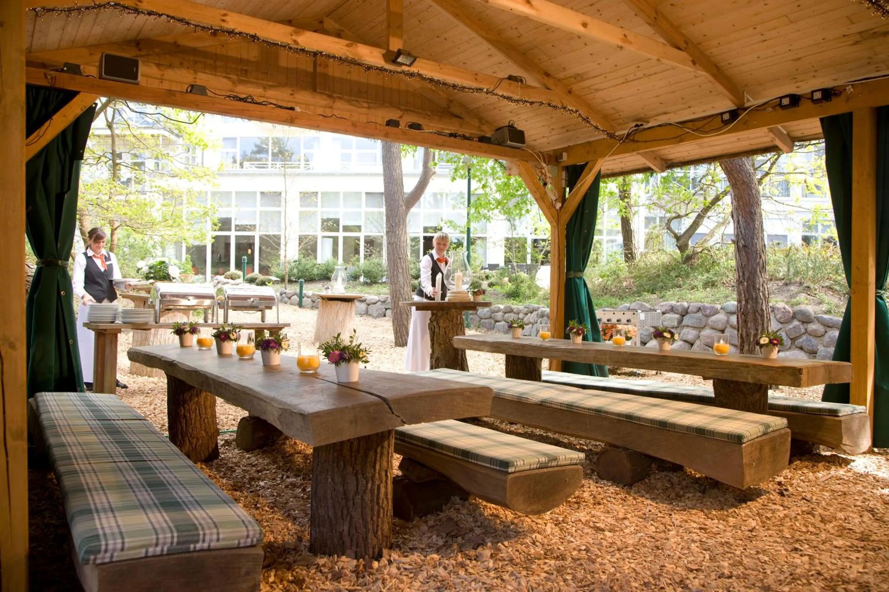 BBQ facilities in Ferienwohnungen Fischland