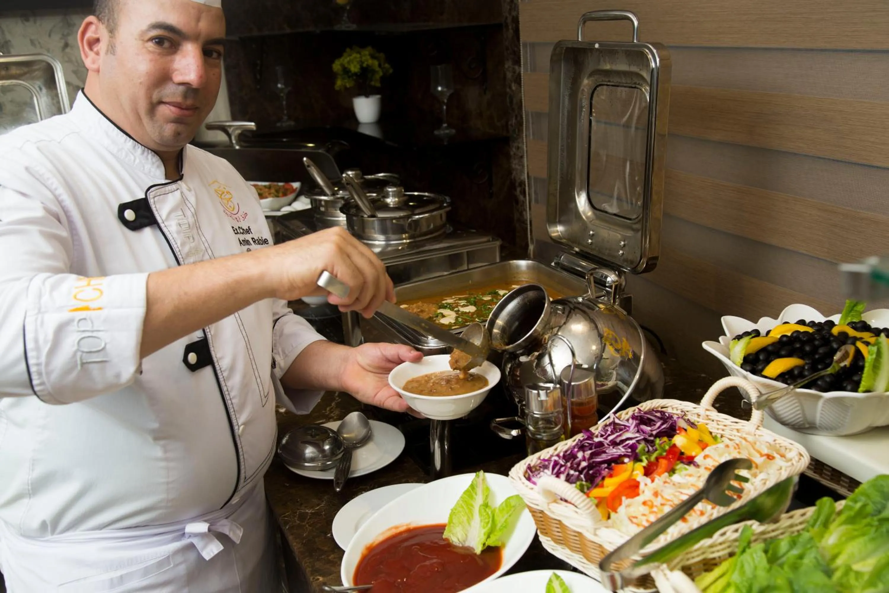 Breakfast in Faraj Almadina Hotel