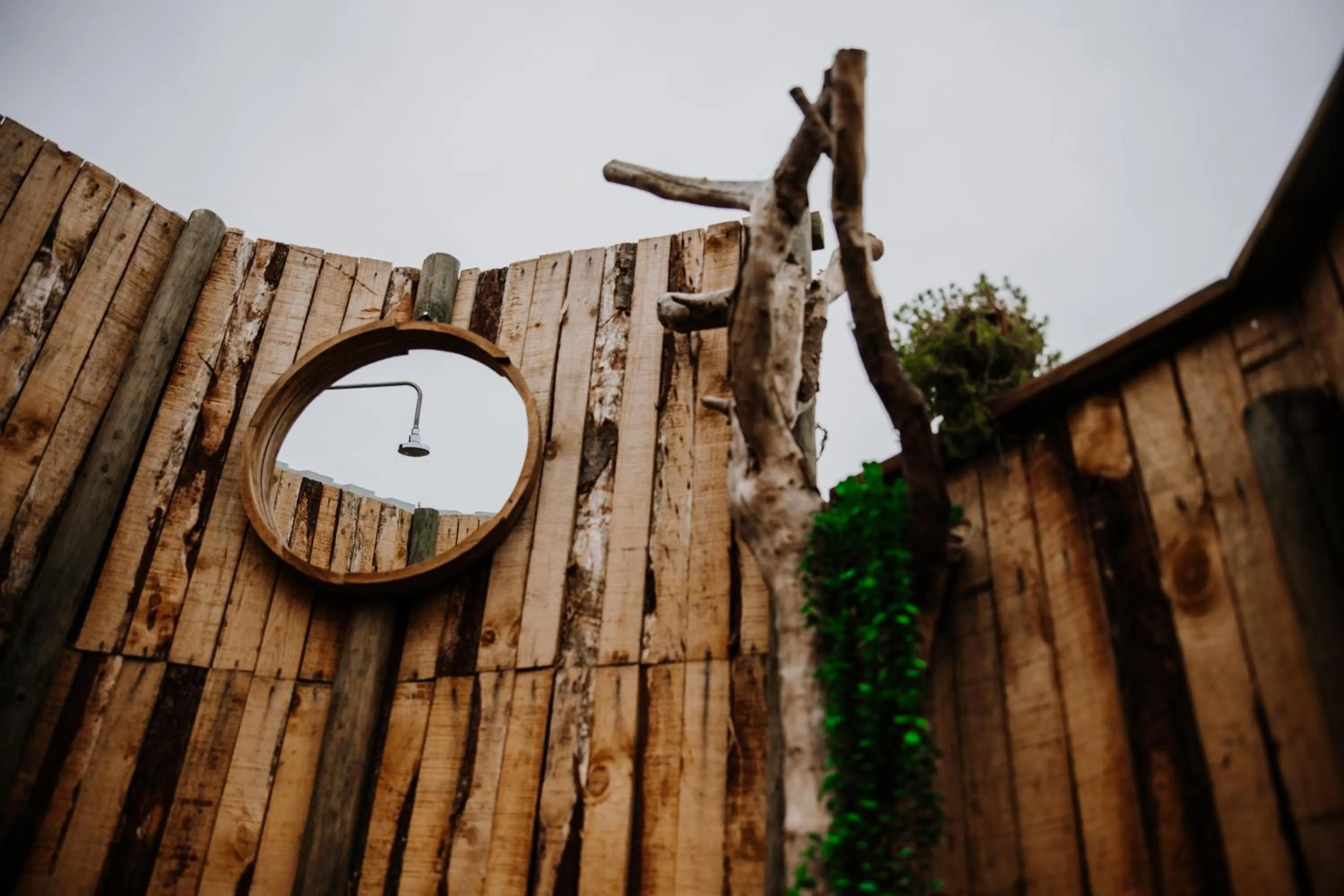 Shower in Libertas Guest Farm