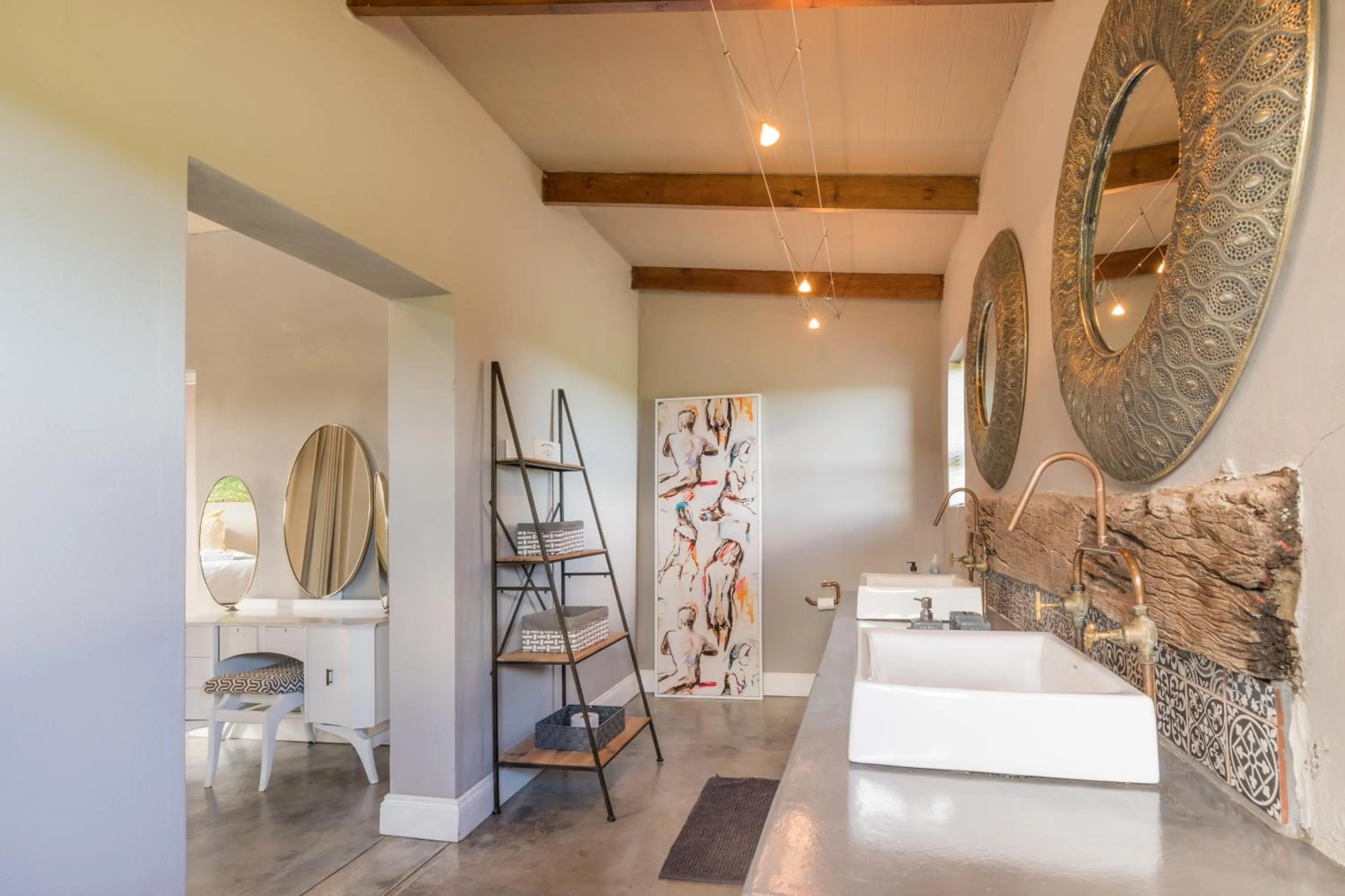 Bathroom, Bed in Libertas Guest Farm