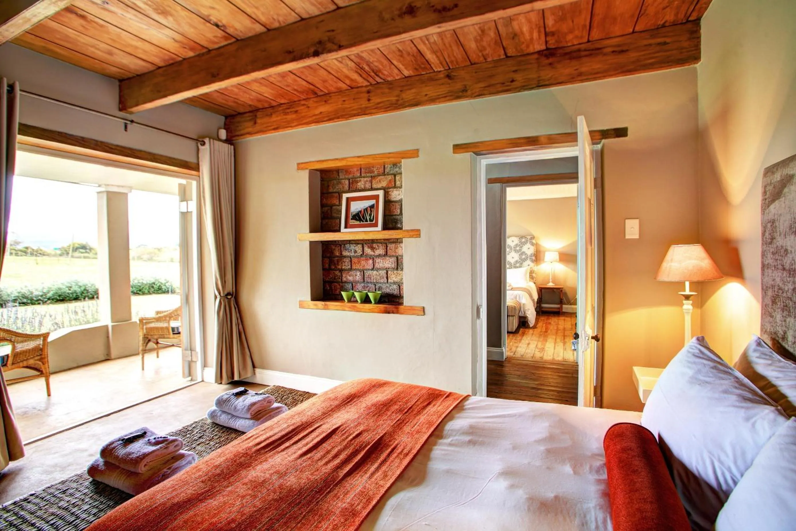 Bed in Libertas Guest Farm