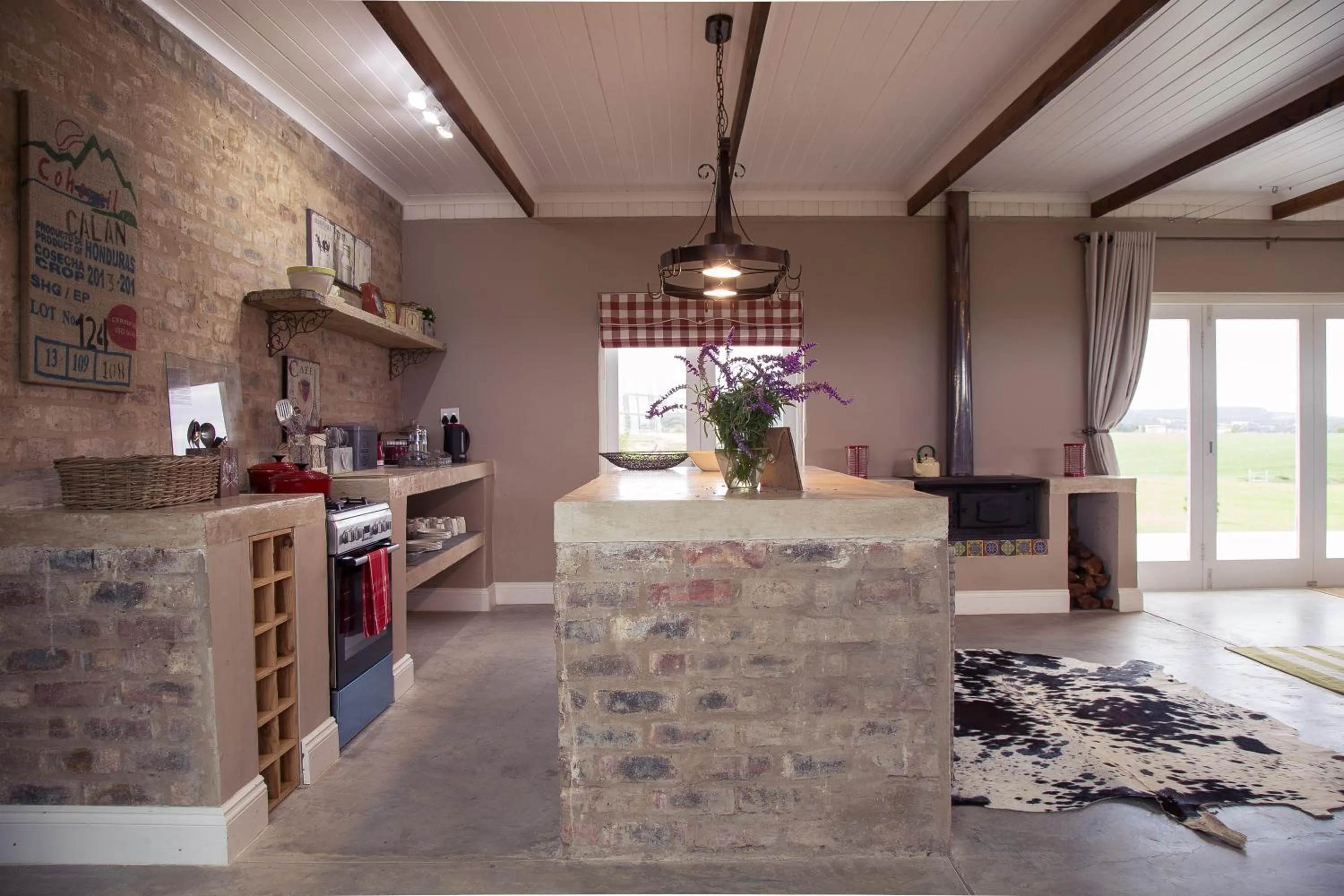 Kitchen or kitchenette in Libertas Guest Farm