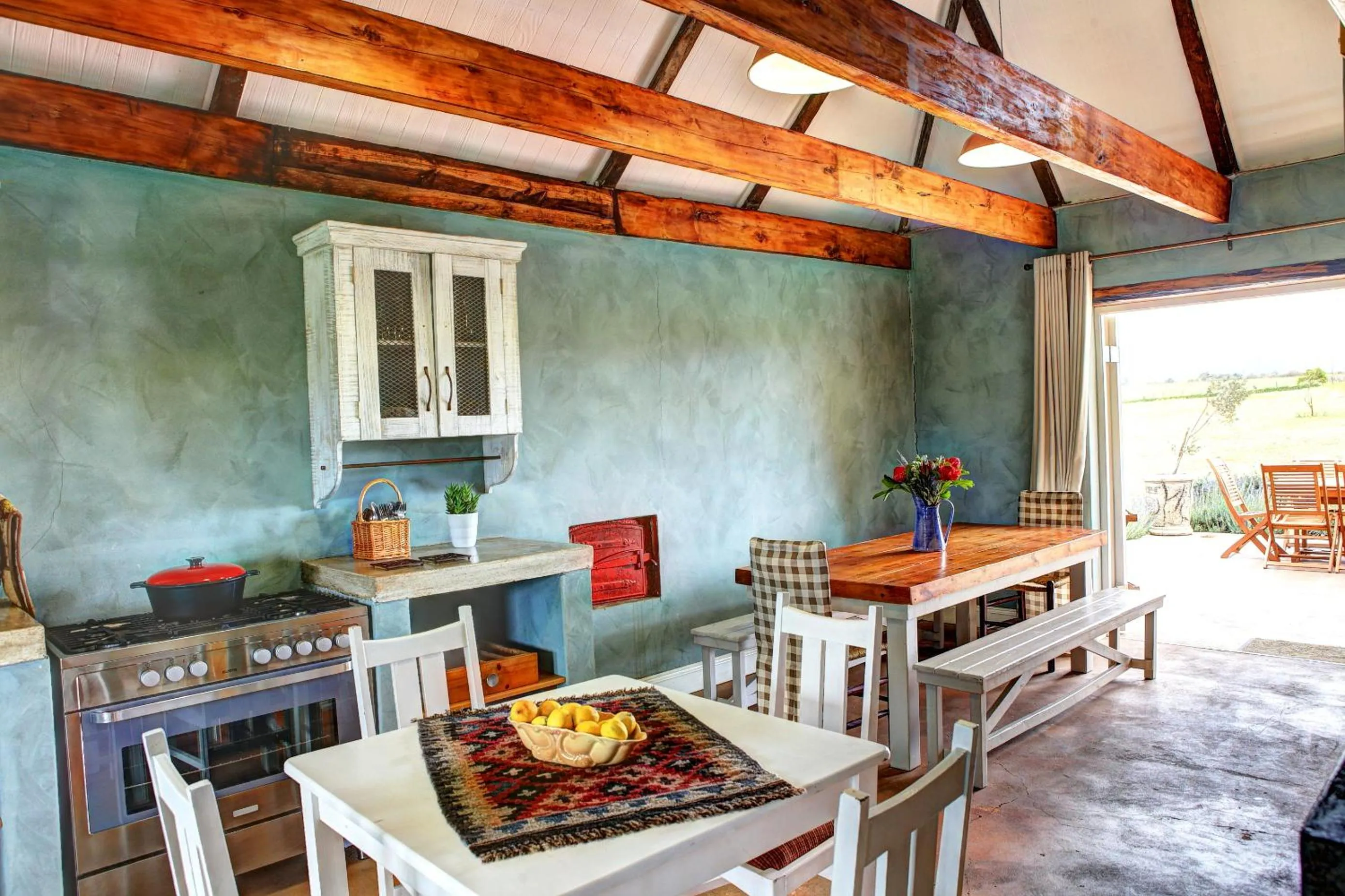 Kitchen or kitchenette in Libertas Guest Farm