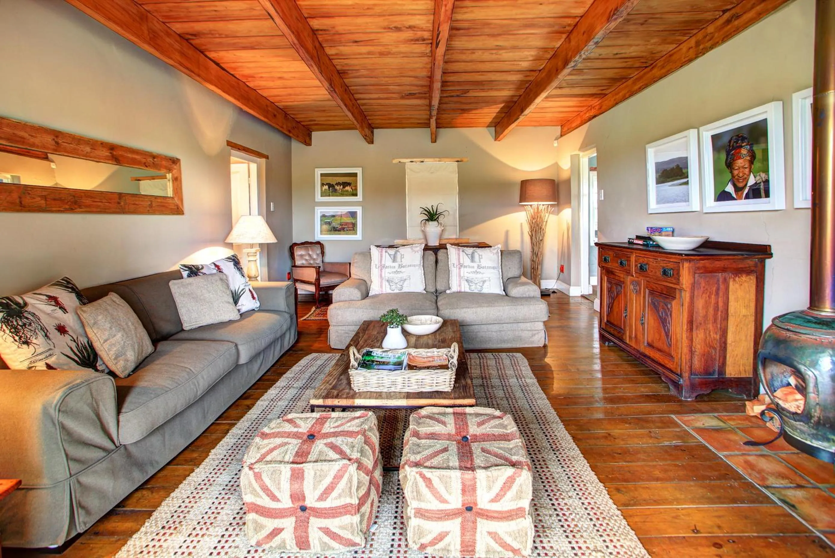 Living room in Libertas Guest Farm