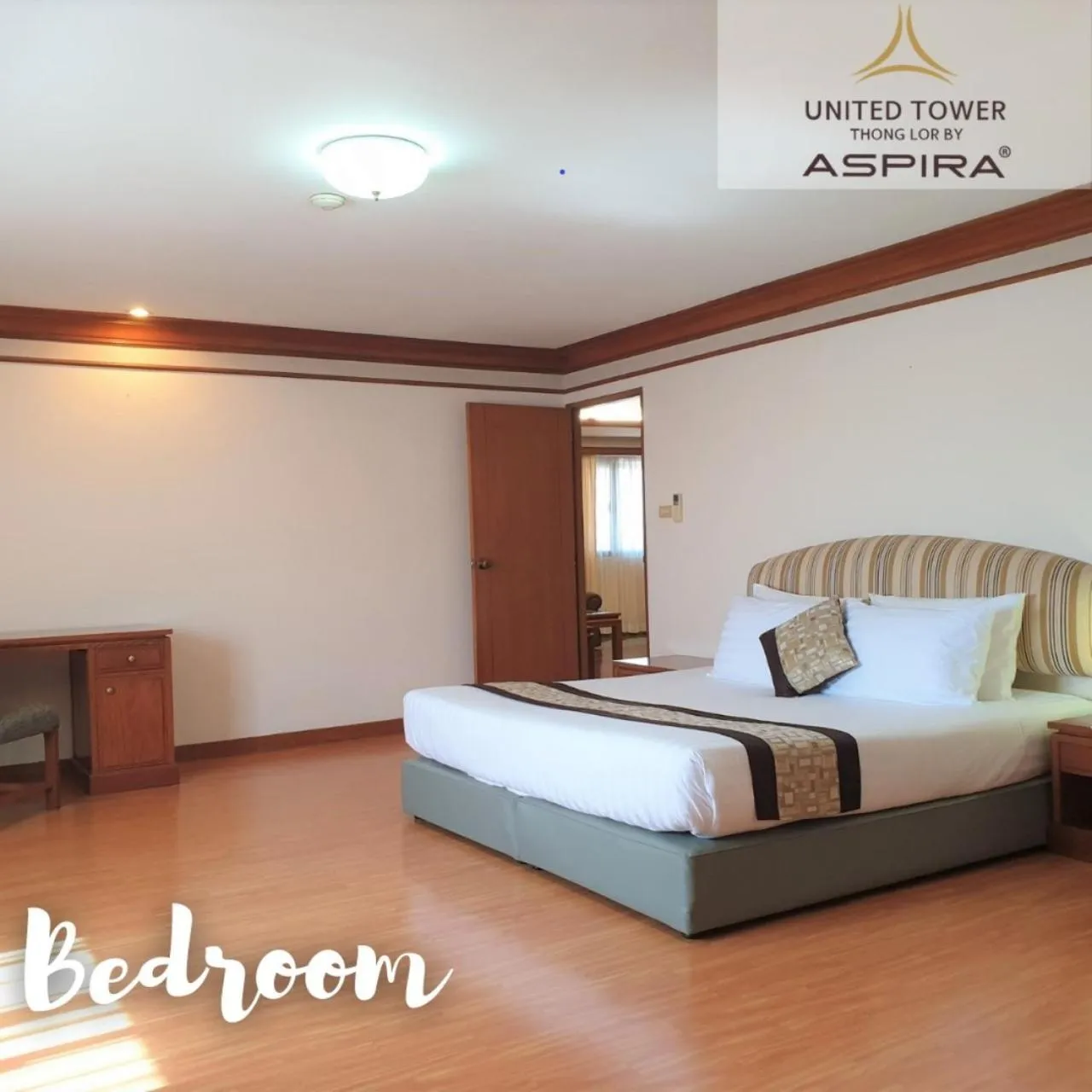 Bedroom, Bed in United Tower Thonglor by Aspira